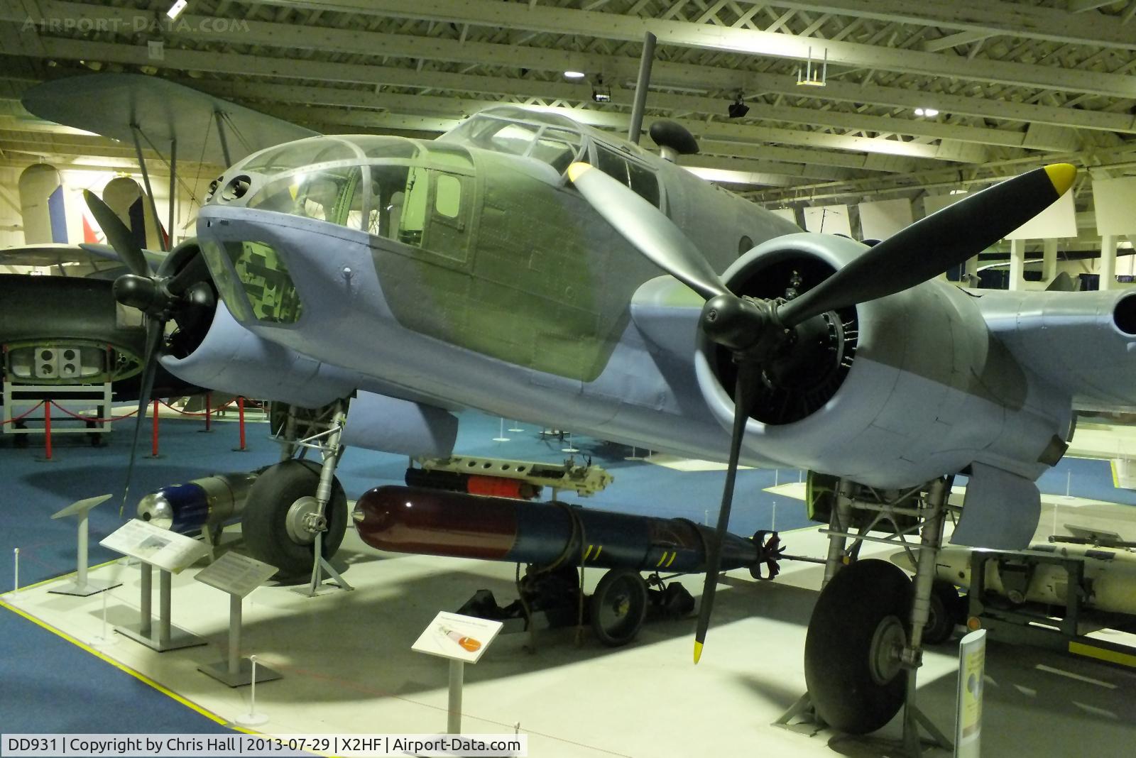 DD931, Bristol Beaufort VIII C/N Composite, Displayed at the RAF Museum, Hendon
