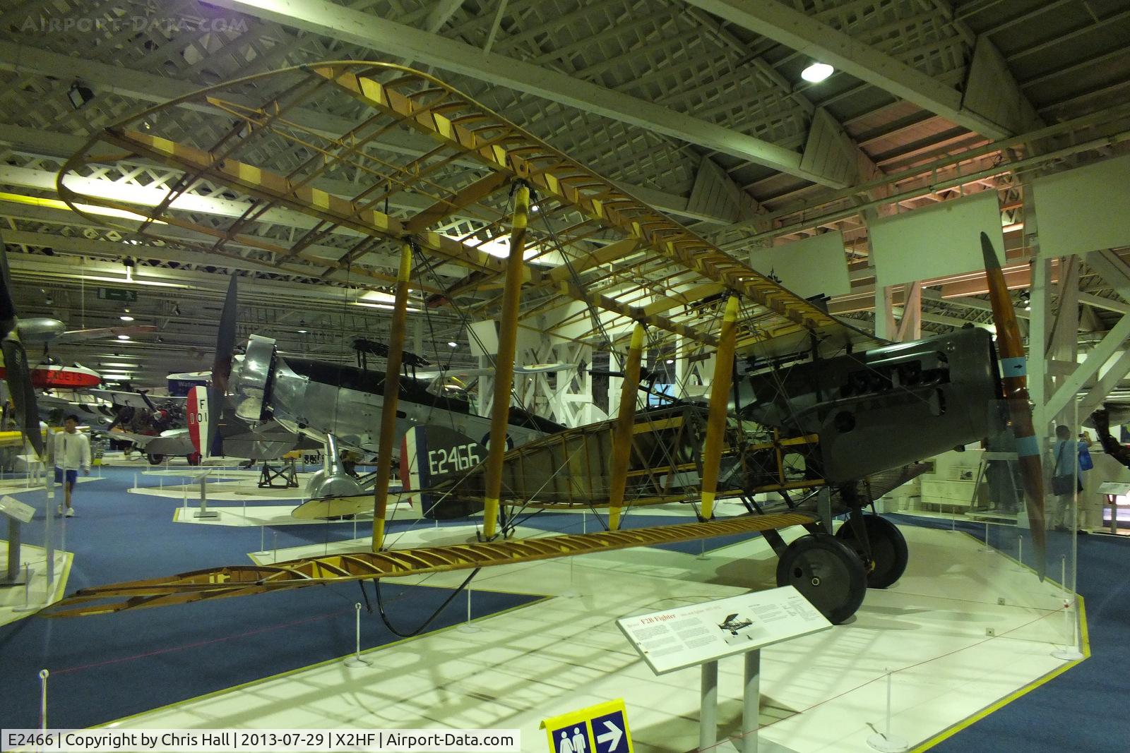 E2466, Bristol F.2B Fighter C/N Composite, Displayed at the RAF Museum, Hendon