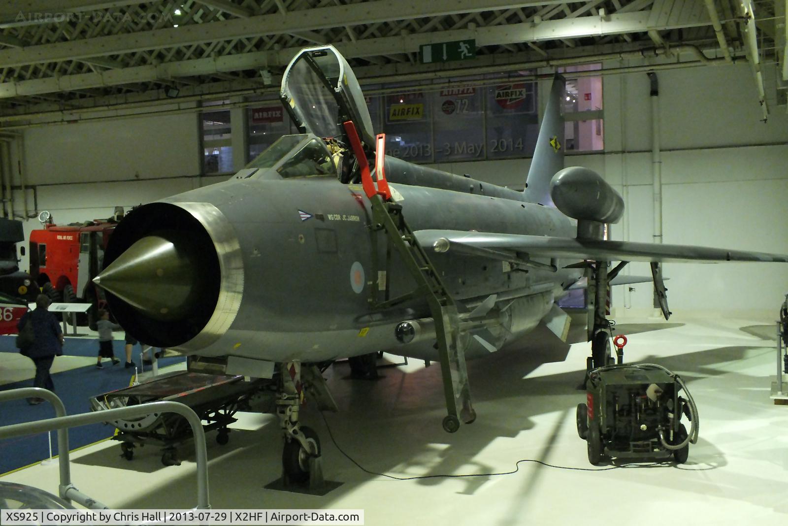 XS925, 1967 English Electric Lightning F.6 C/N 95258, Displayed at the RAF Museum, Hendon