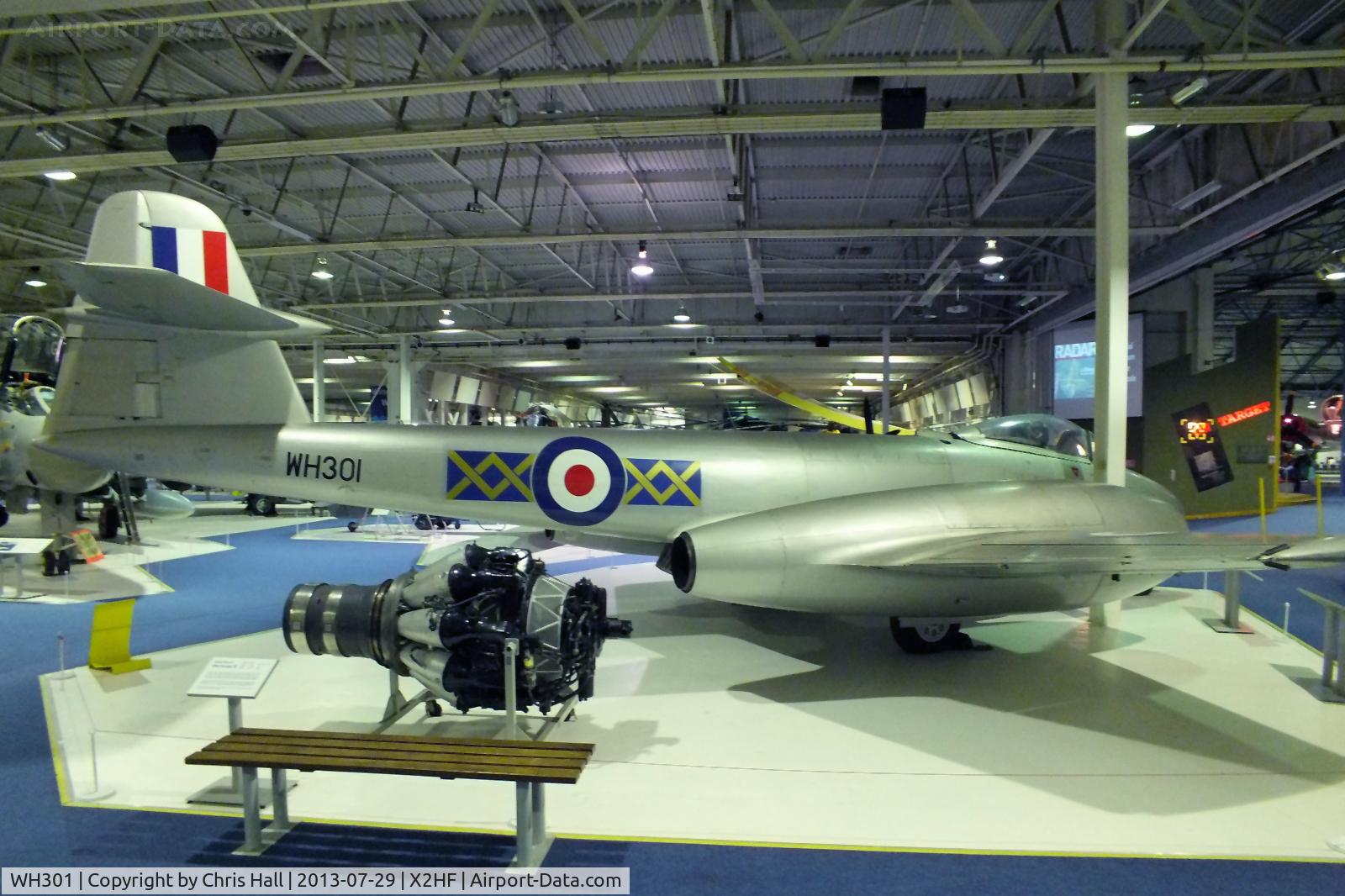 WH301, Gloster Meteor F.8 C/N Not found WH301, Displayed at the RAF Museum, Hendon