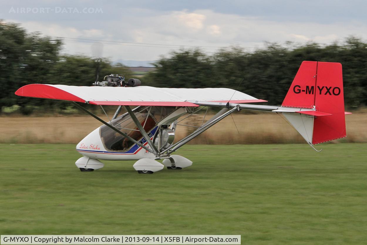 G-MYXO, 1995 Letov LK-2M Sluka C/N PFA 263-12873, Letov LK-2M Sluka. Fishburn Airfield September 2013.
