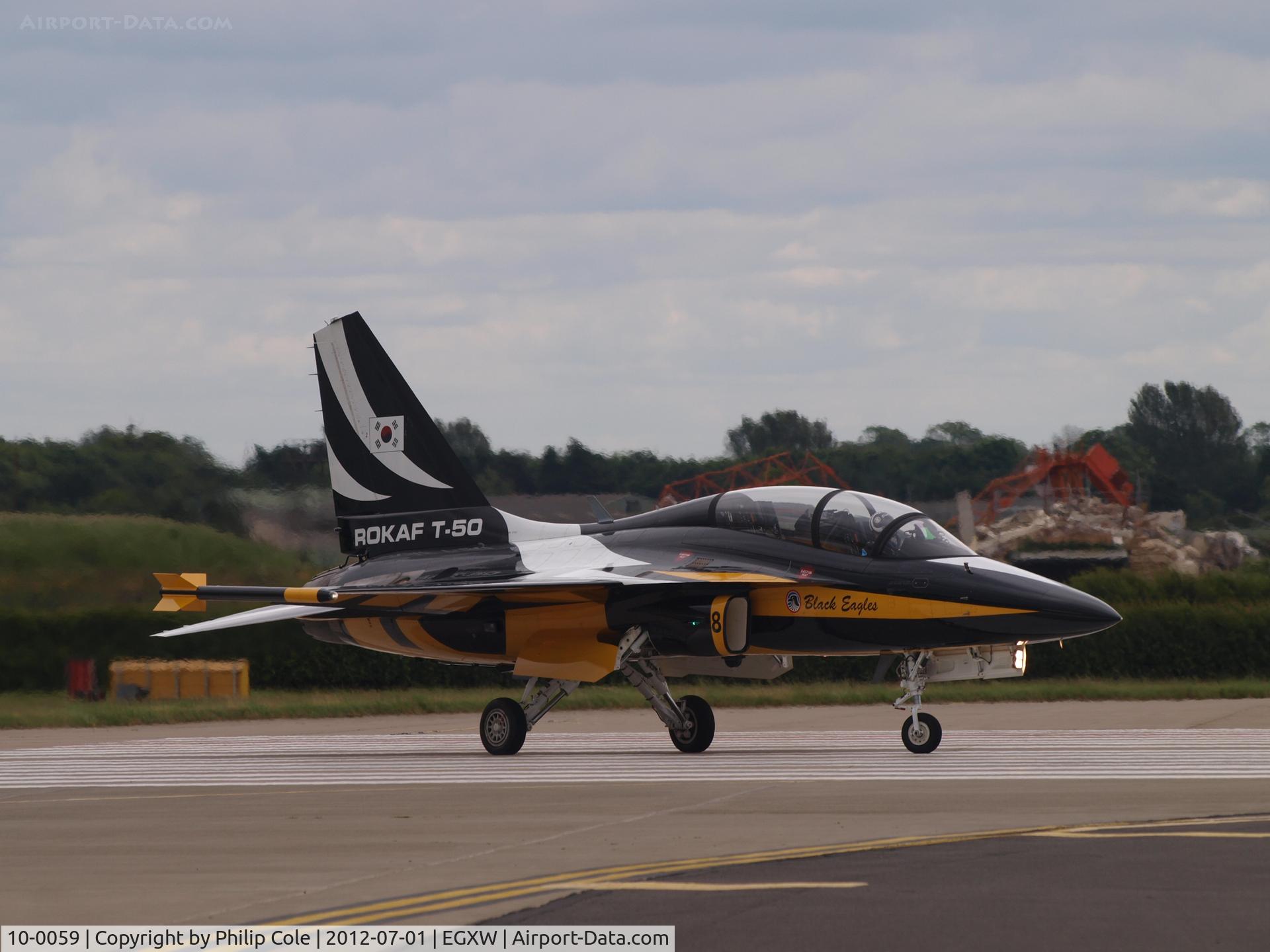 10-0059, 2010 Korean Aerospace Industries T-50B Golden Eagle C/N KA-059, Waddington Airshow 2012