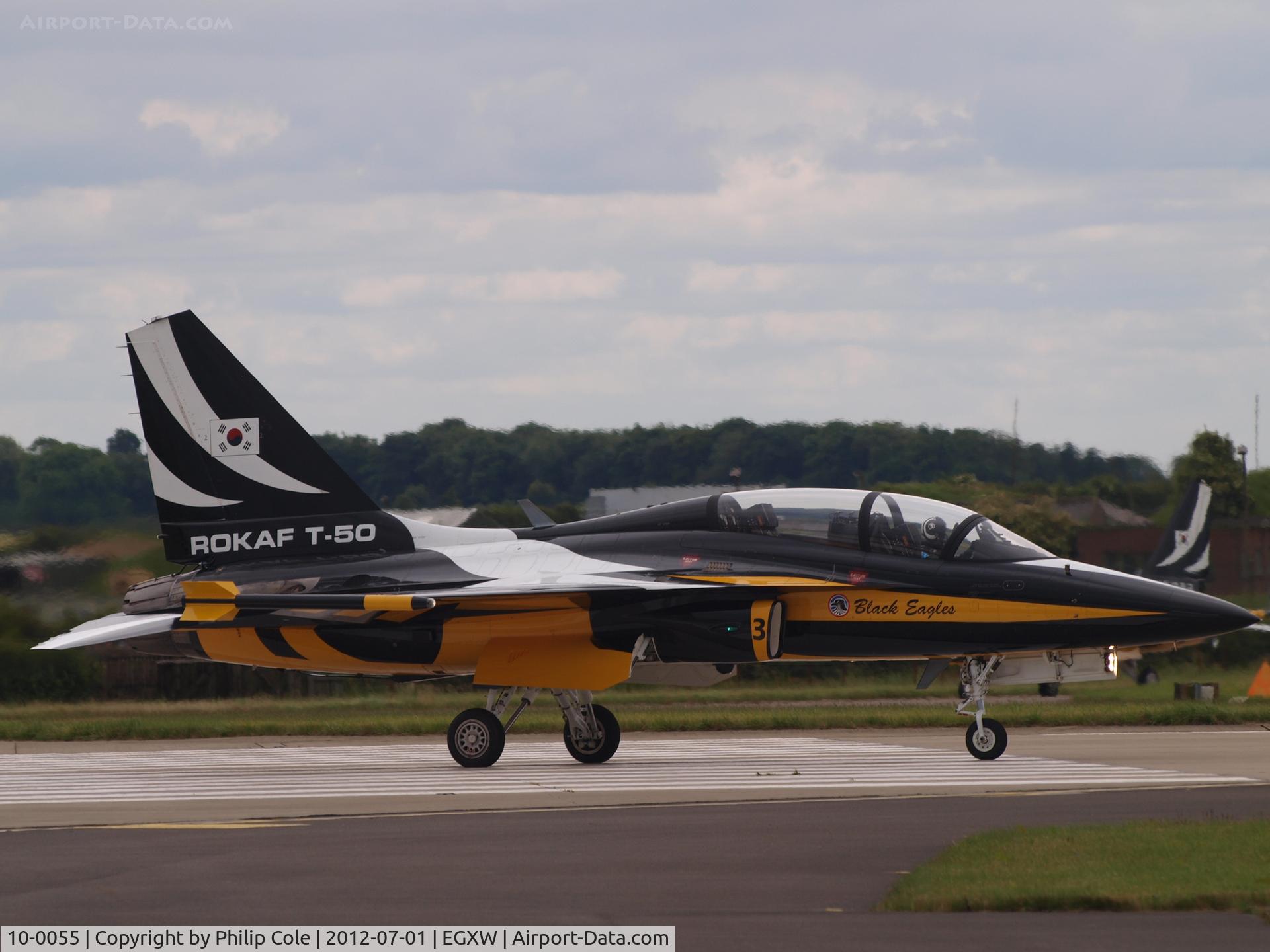 10-0055, 2010 Korean Aerospace Industries T-50B Golden Eagle C/N KA-055, Waddington Airshow 2012