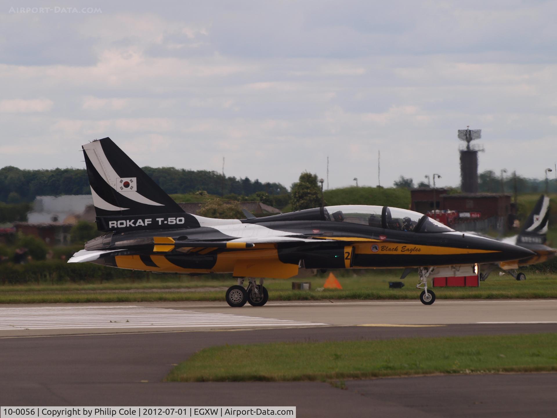 10-0056, 2010 Korean Aerospace Industries T-50B Golden Eagle C/N KA-056, Waddington Airshow 2012