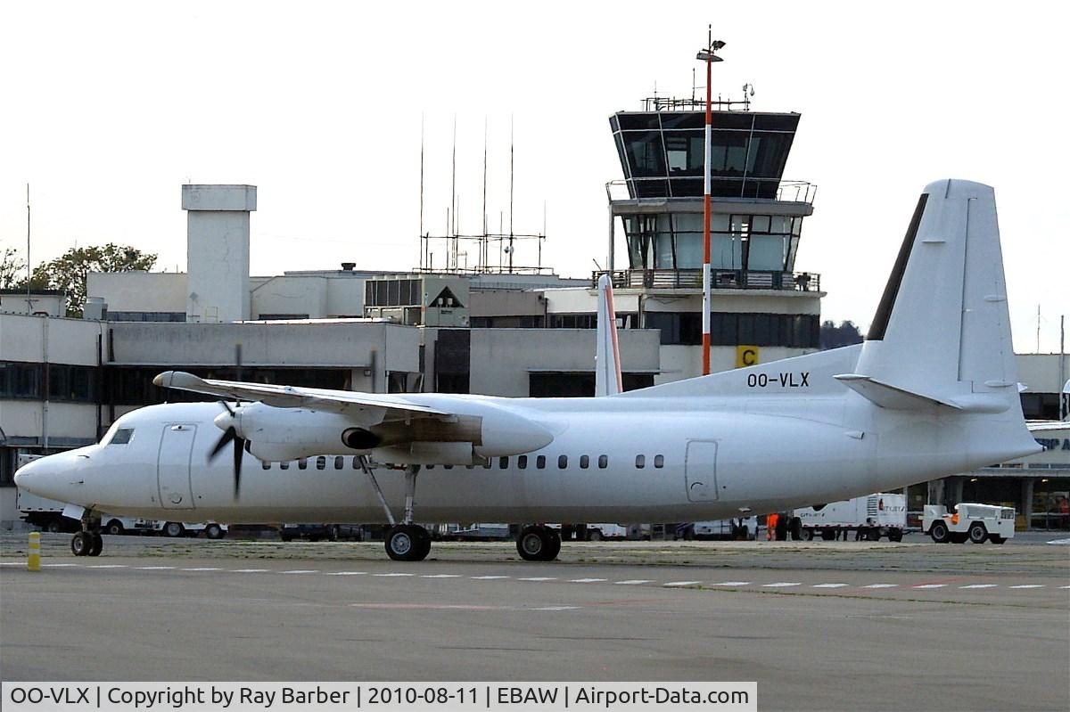OO-VLX, 1990 Fokker 50 C/N 20177, Fokker F-50 [20177] (Cityjet) Antwerp-Deurne~OO 11/08/2010