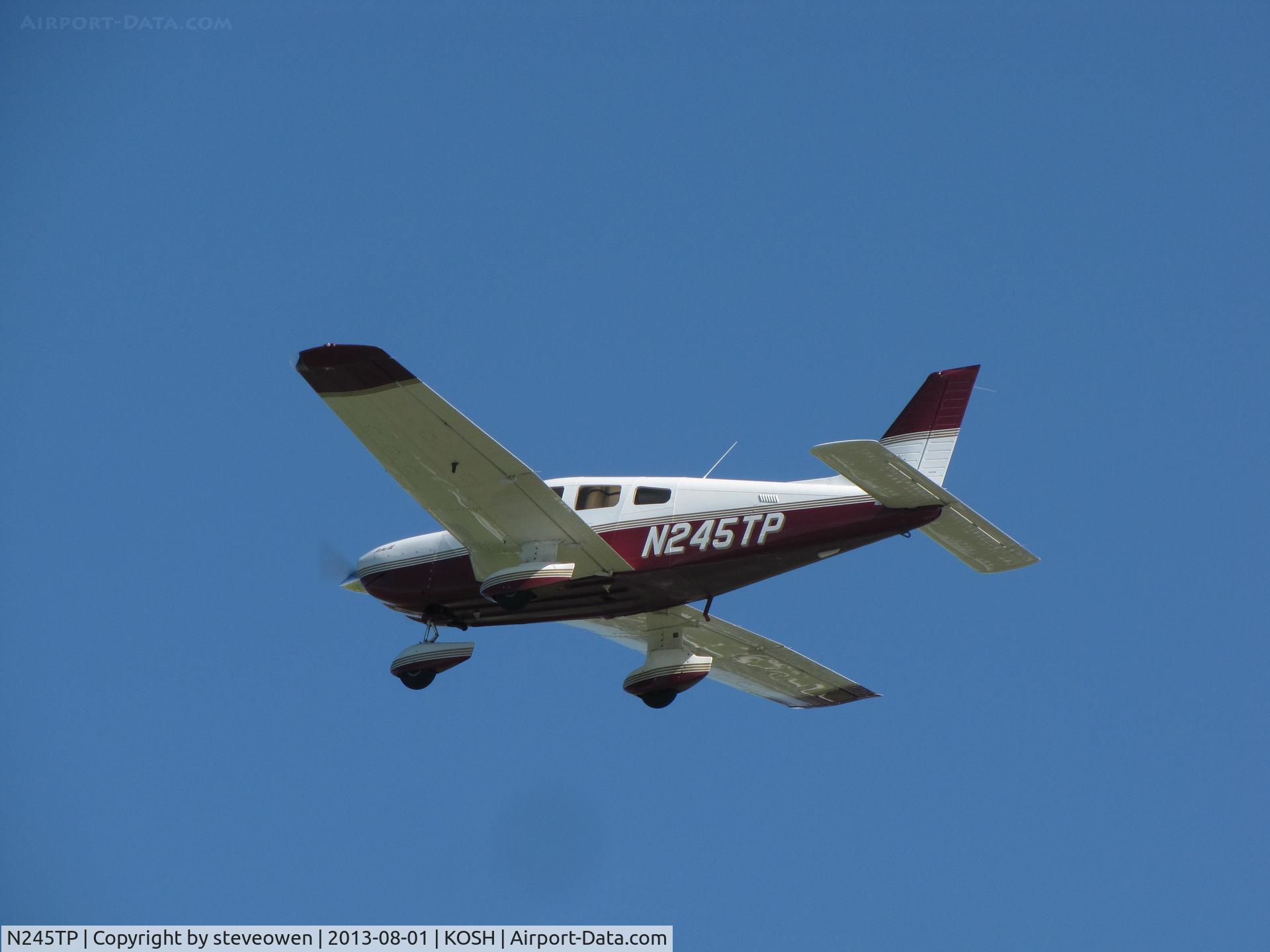 N245TP, 1999 Piper PA-28-181 Archer C/N 2843301, Departing Oshkosh