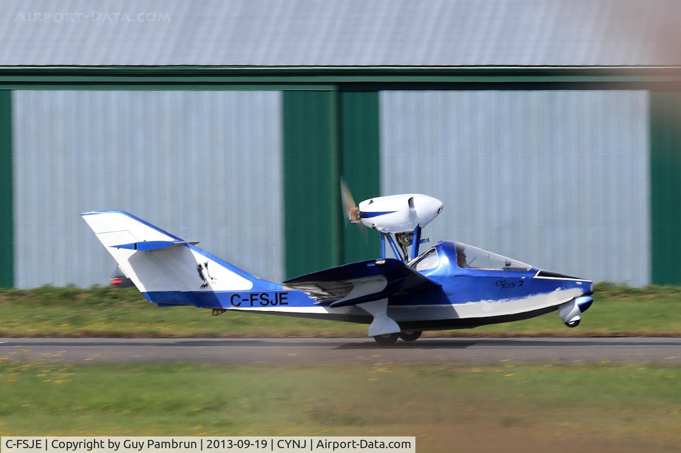 C-FSJE, 1989 Pereira Osprey II C/N JS001, Depart