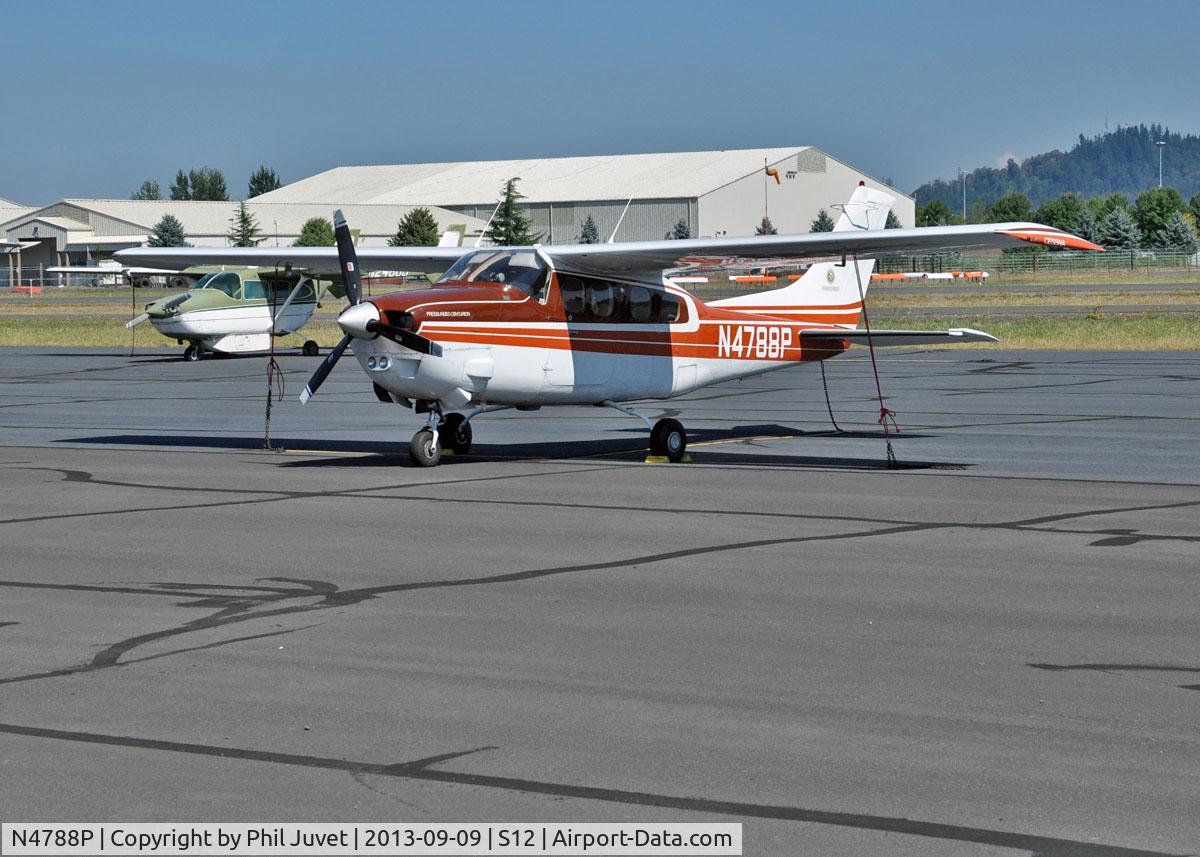 N4788P, 1978 Cessna P210N Pressurised Centurion C/N P21000108, Park at Albany Airport, Albany, OR.