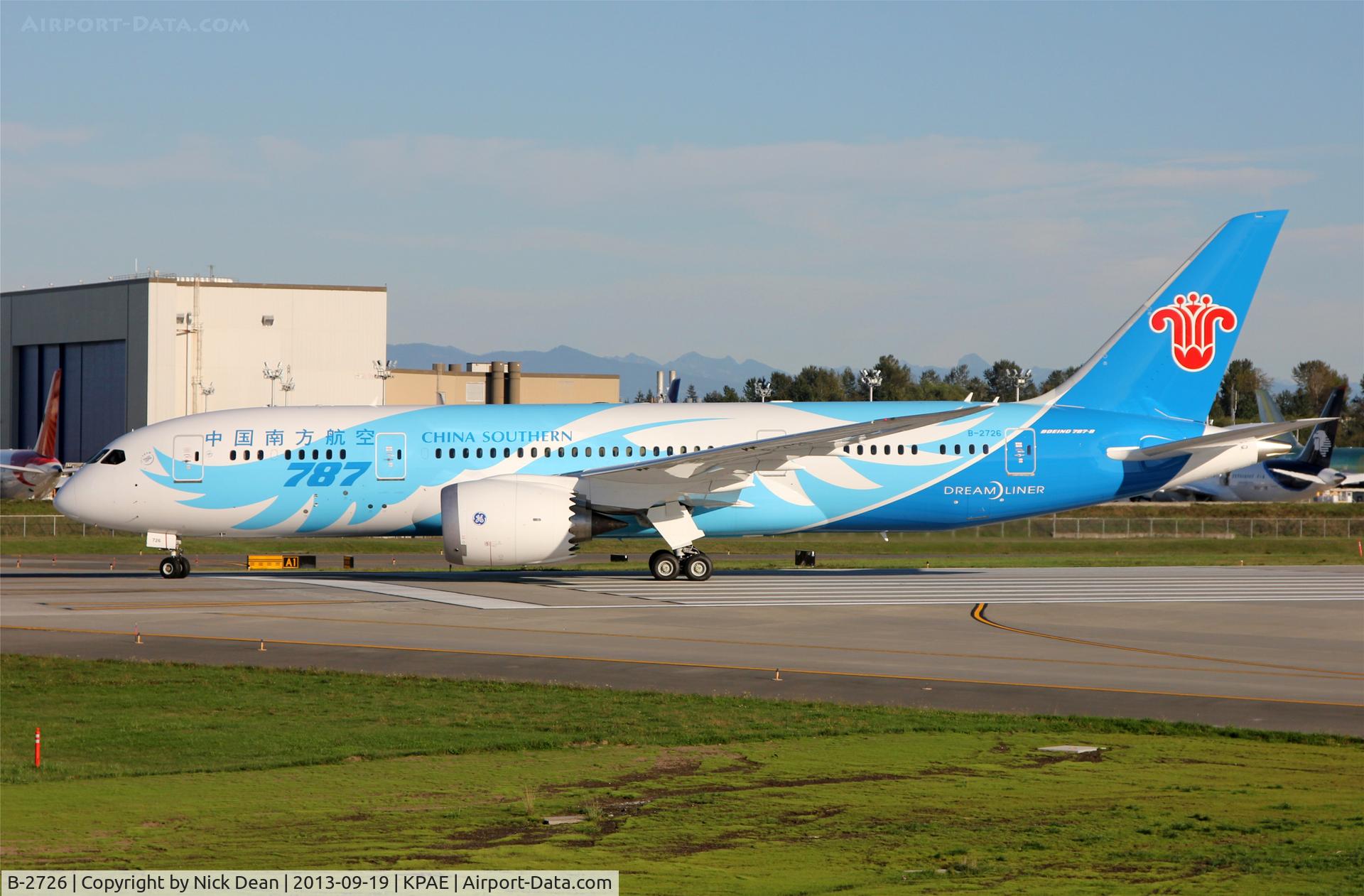 B-2726, 2011 Boeing 787-8 Dreamliner C/N 34924, KPAE/PAE