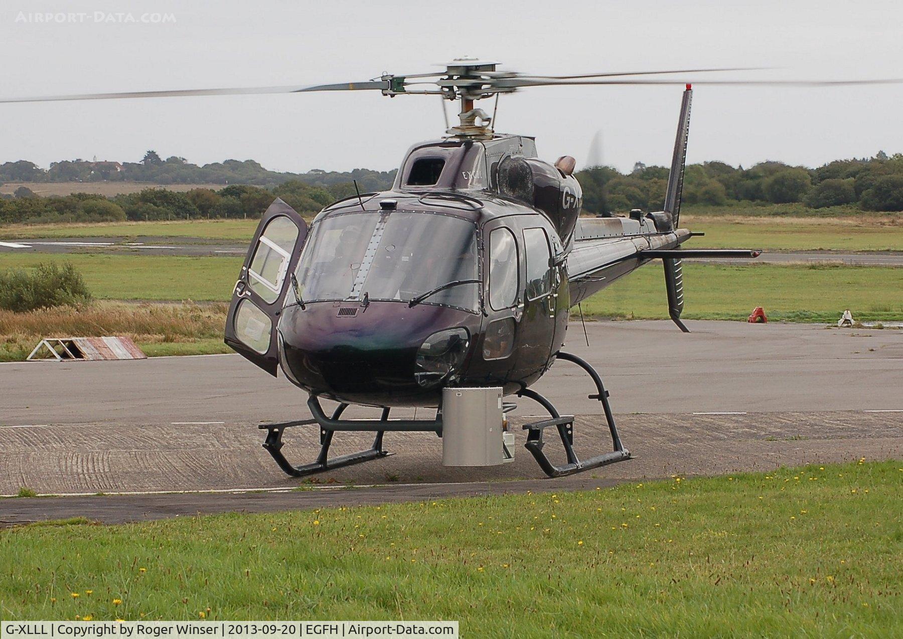 G-XLLL, 1981 Aerospatiale AS-355F-1 Twin Squirrel C/N 5033, Visiting Ecureuil II operated by MW Helicopter. Previously registered N915EG.