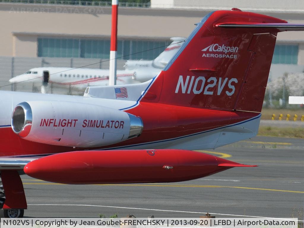 N102VS, 1974 Gates LearJet 25B C/N 180, Calspan Corp. Buffalo NY (Veridian Flight Research)