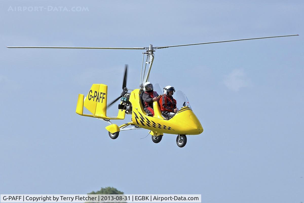 G-PAFF, 2011 Rotorsport UK MTOsport C/N RSUK/MTOS/039, 2011 Rotorsport UK MTO Sport, c/n: RSUK/MTOS/039