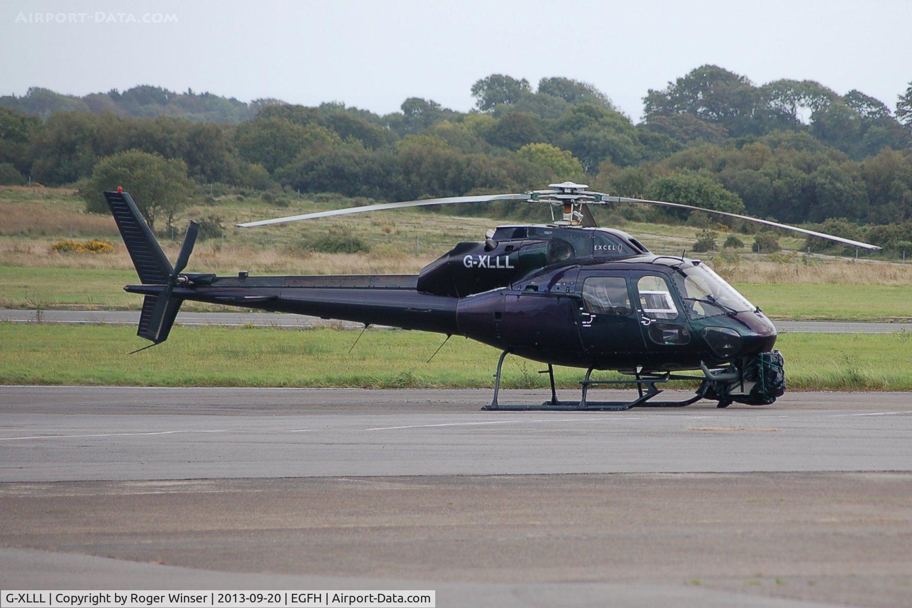 G-XLLL, 1981 Aerospatiale AS-355F-1 Twin Squirrel C/N 5033, Visiting Ecureuil II operated by MW Helicopters. Previously registered N915EG.
