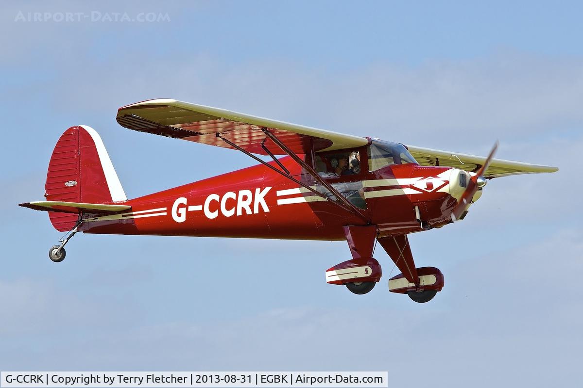 G-CCRK, 1946 Luscombe 8A C/N 3186, 1946 Luscombe 8A, c/n: 3186