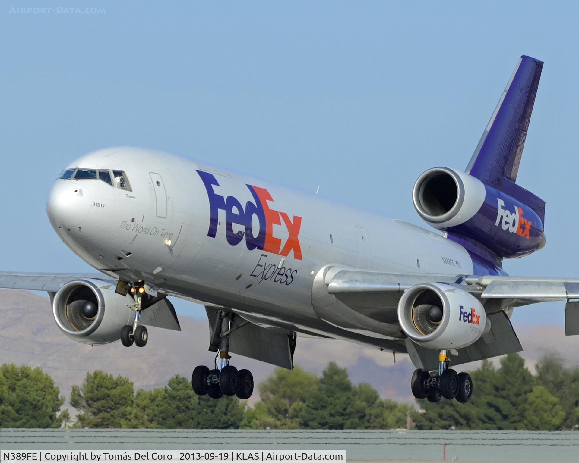 N389FE, 1974 McDonnell Douglas MD-10-10F C/N 46623, N389FE Fedex 1974 Mcdonnell Douglas MD-10-10F C/N 46623 