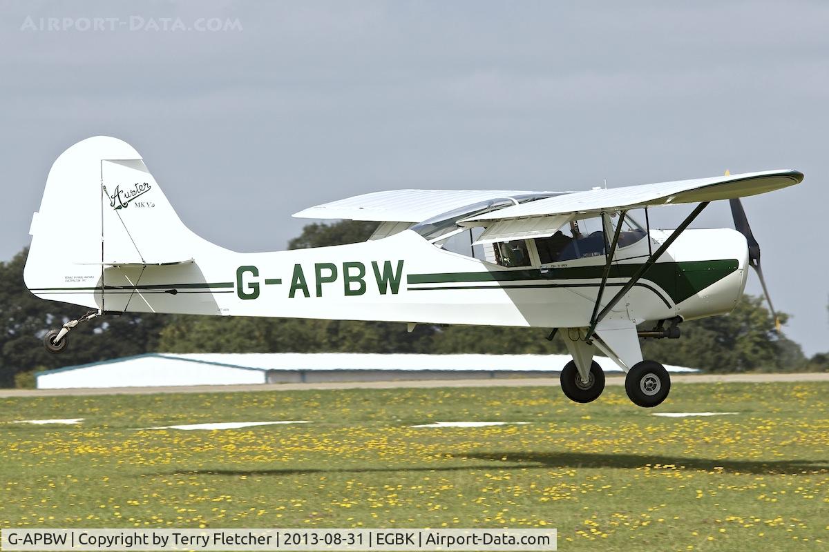 G-APBW, 1957 Auster 5A C/N 3405, 1957 Auster 5A, c/n: 3405