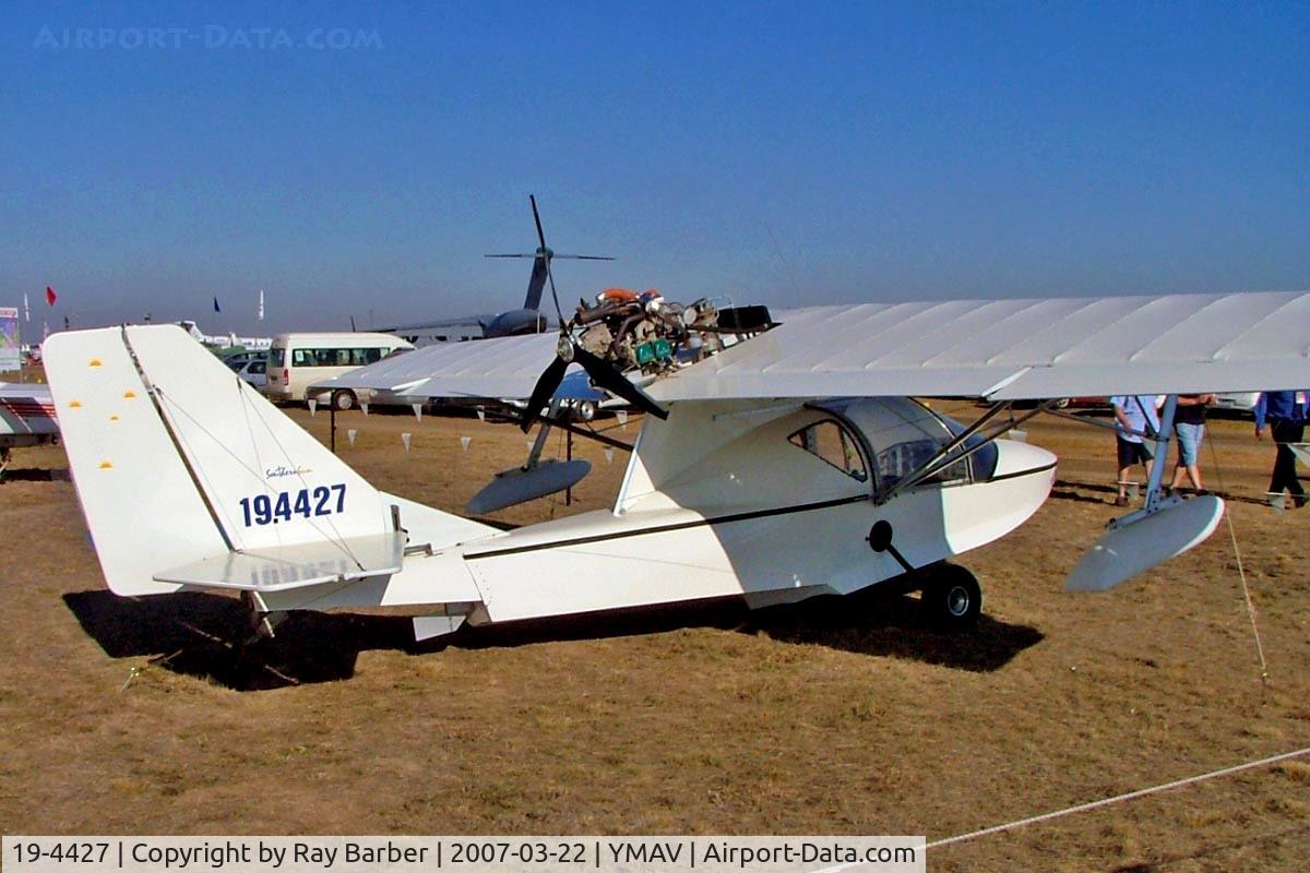19-4427, 1999 Progressive Aerodyne Searey C/N 1DK165, Progressive Aerodyne SeaRey [1DK-165] Avalon~VH 22/03/2007