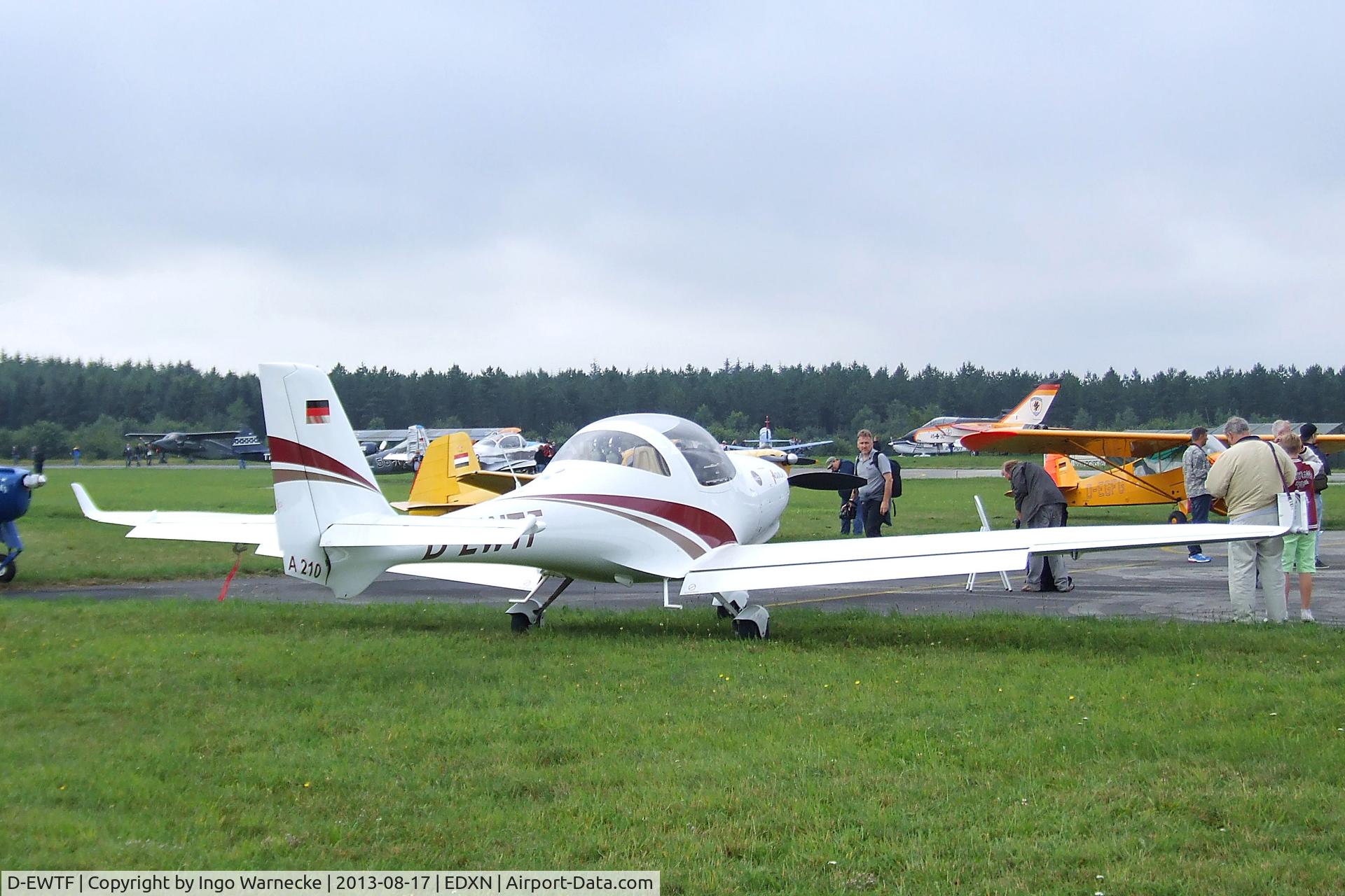 D-EWTF, Aquila A210 (AT01) C/N AT01-225, Aquila A210 (AT01) at the Spottersday of the Nordholz Airday 2013 celebrationg 100 Years of German Naval Aviation at Nordholz Naval Aviation Base