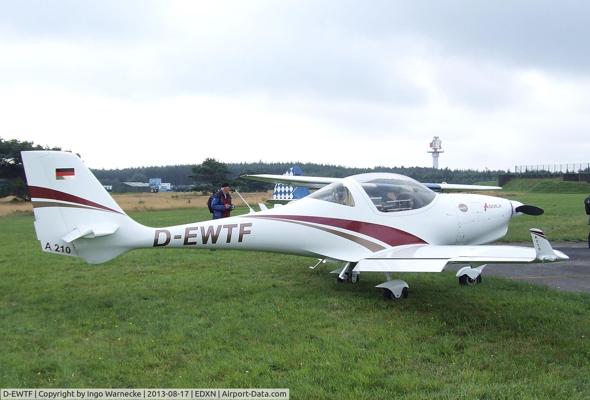 D-EWTF, Aquila A210 (AT01) C/N AT01-225, Aquila A210 (AT01) at the Spottersday of the Nordholz Airday 2013 celebrationg 100 Years of German Naval Aviation at Nordholz Naval Aviation Base