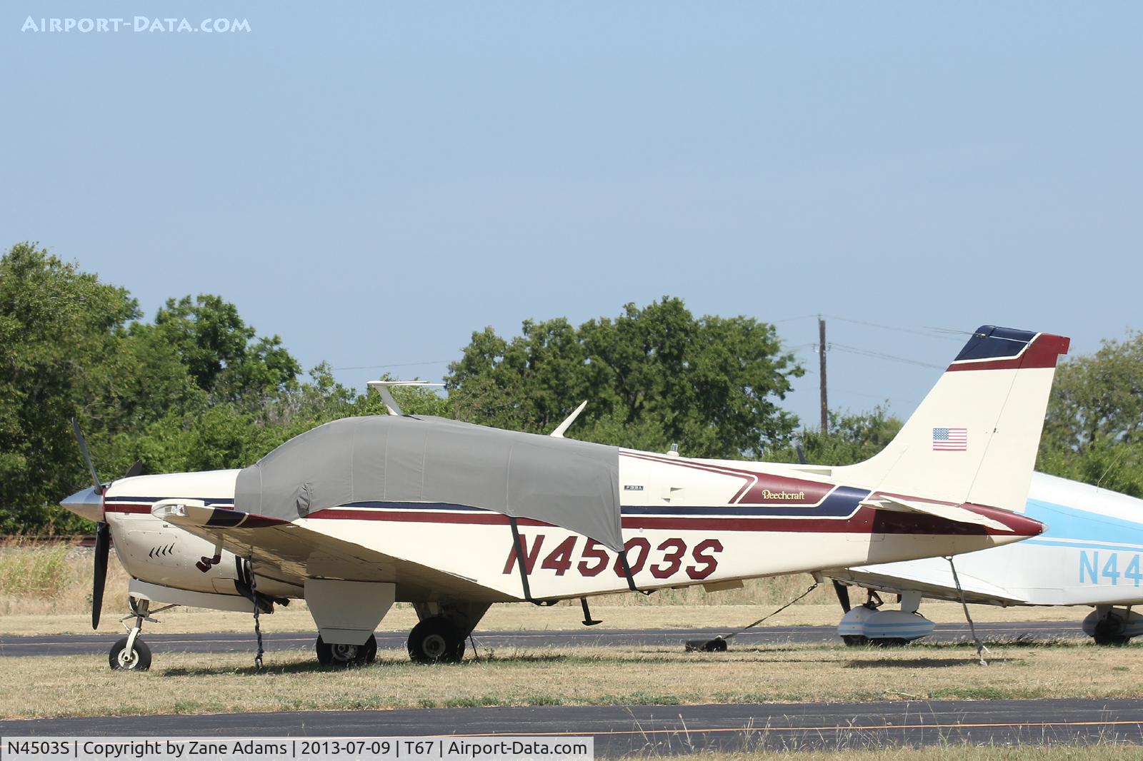 N4503S, 1975 Beech F33A Bonanza C/N CE-594, At Hicks Field - Fort Worth, TX