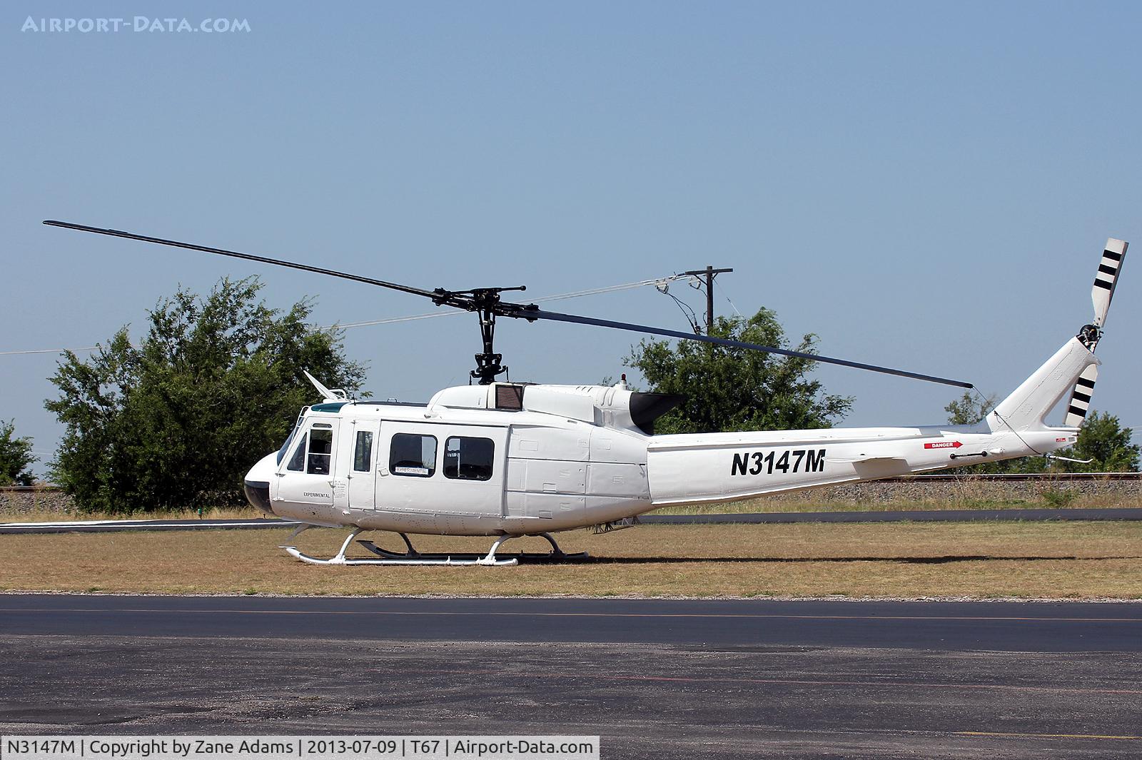 N3147M, 1964 Bell UH-1H Iroquois C/N 4204, At Hicks Field - Fort Worth, TX