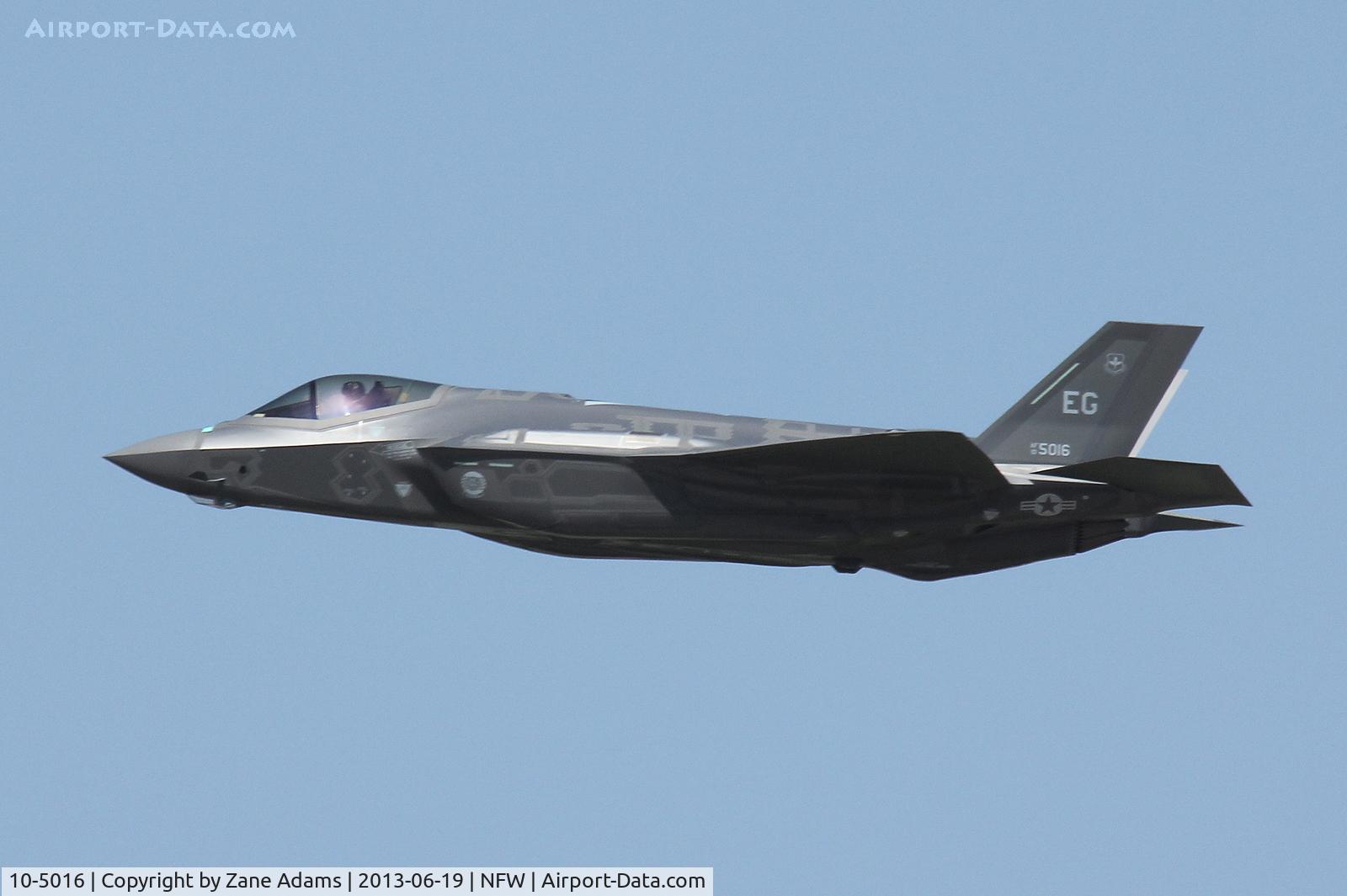10-5016, 2010 Lockheed Martin F-35A Lightning II C/N AF-28, Departing NAS Fort Worth