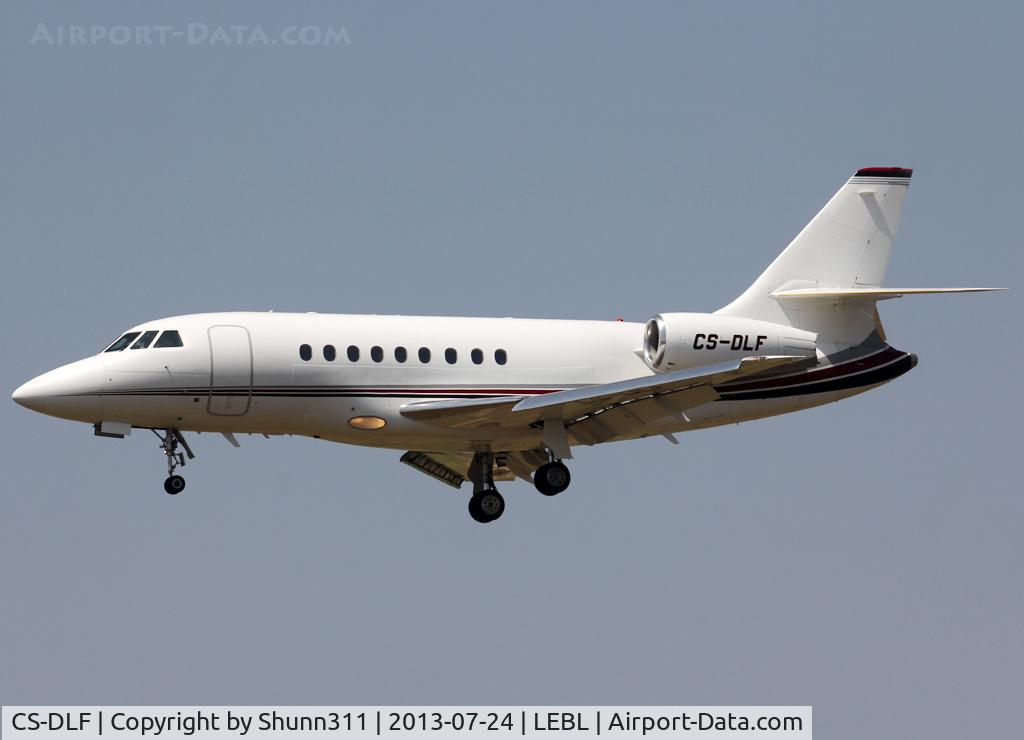 CS-DLF, 2007 Dassault Falcon 2000EX C/N 134, Landing rwy 25R