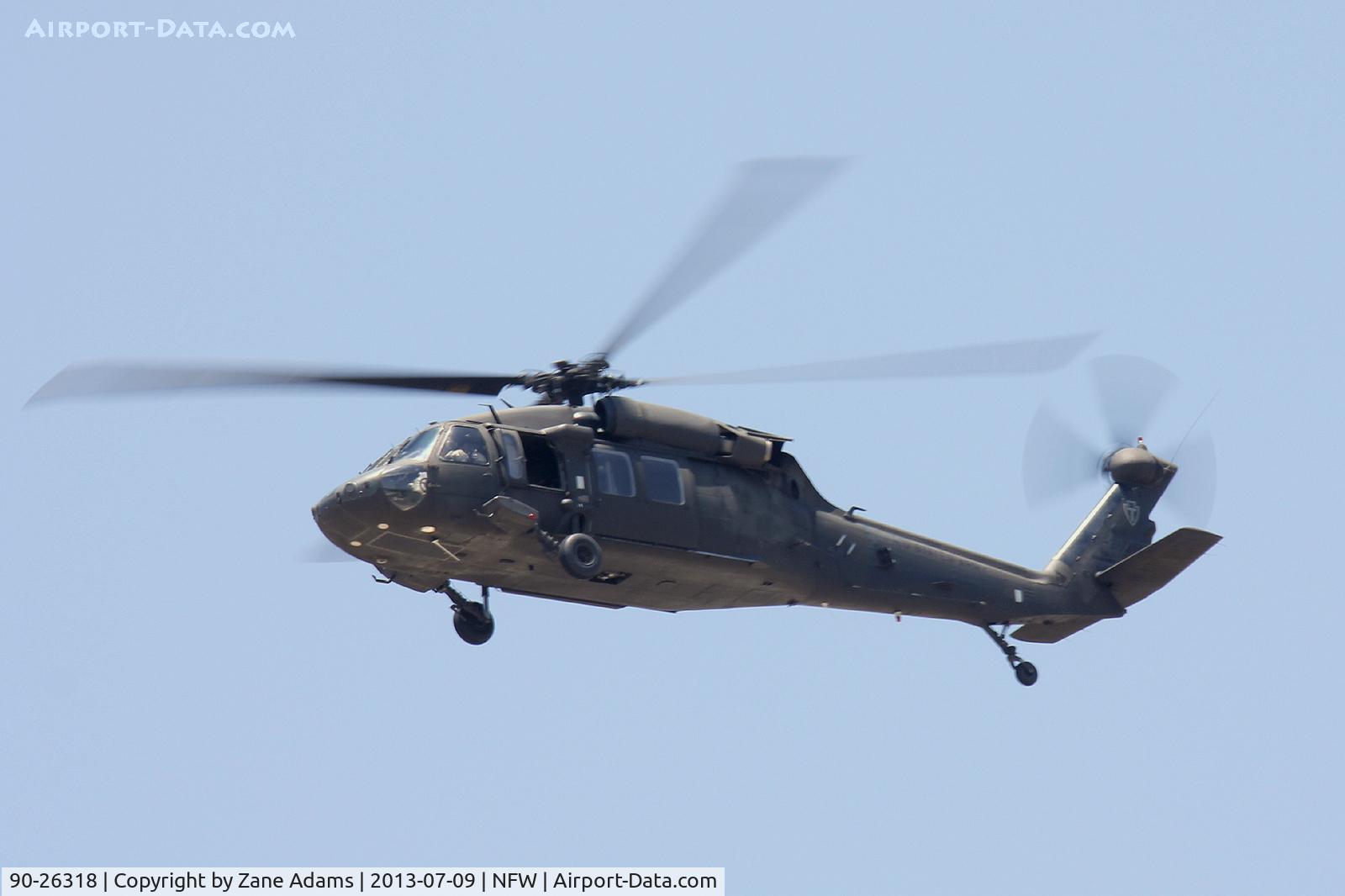 90-26318, 2005 Sikorsky UH-60L Black Hawk C/N Not found, Departing NAS Fort Worth