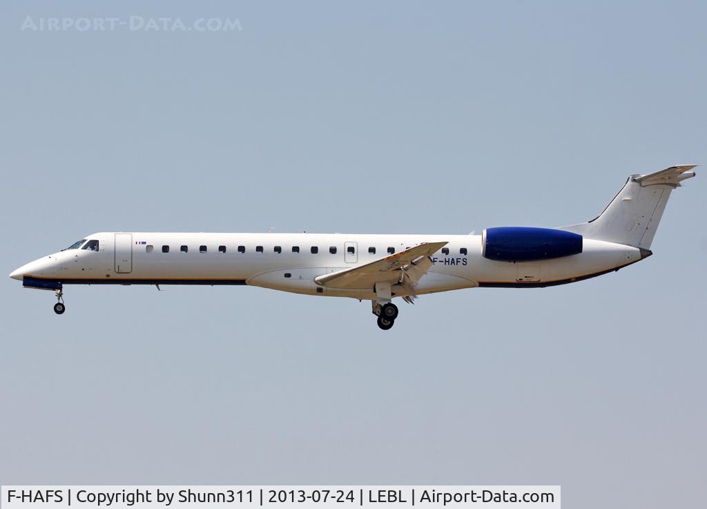 F-HAFS, 1999 Embraer EMB-145EU (ERJ-145EU) C/N 145177, Landing rwy 25R