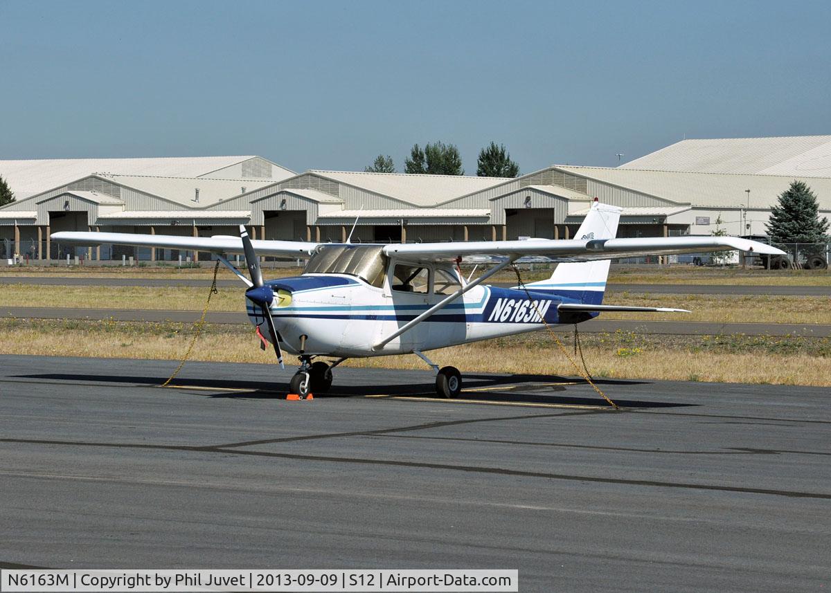 N6163M, 1962 Cessna 172D C/N 17249550, Parked at Albany Municipal Airport, Albany, OR.