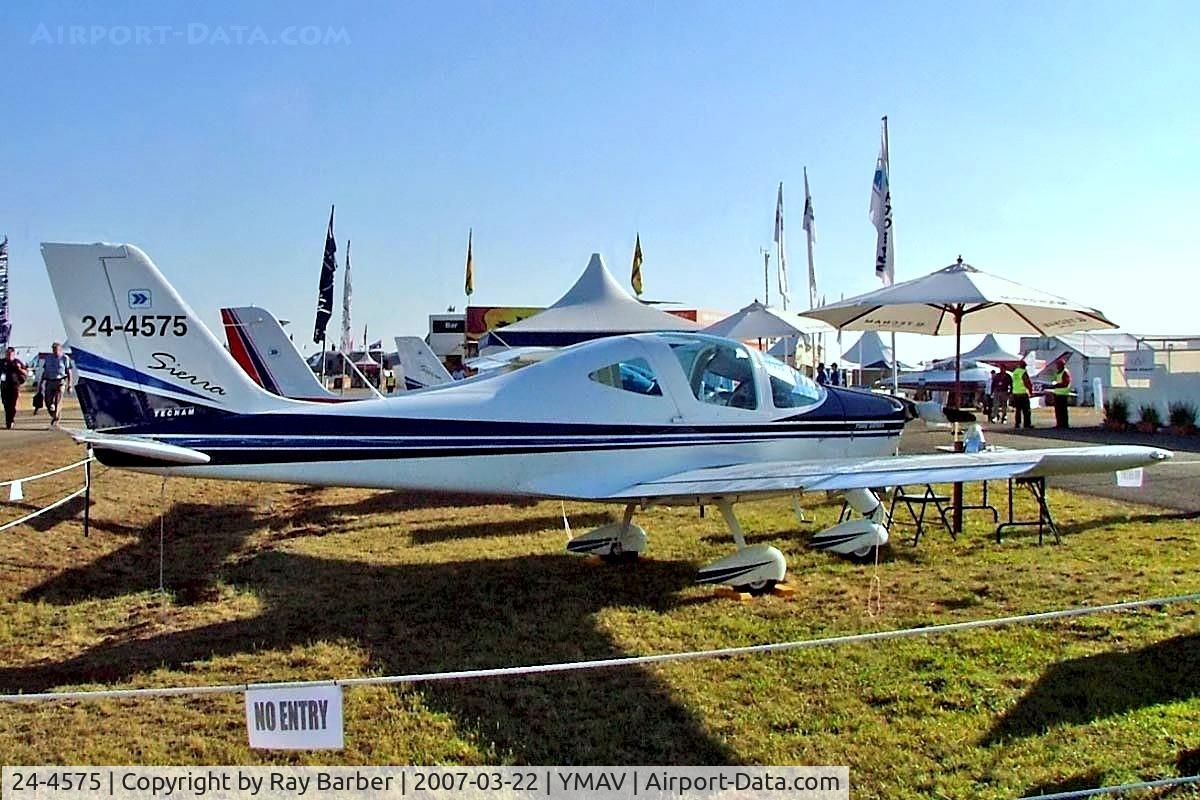 24-4575, 2006 Tecnam P-2002 Sierra C/N 156, Tecnam P.2002 Sierra [156] Avalon~VH 22/03/2007