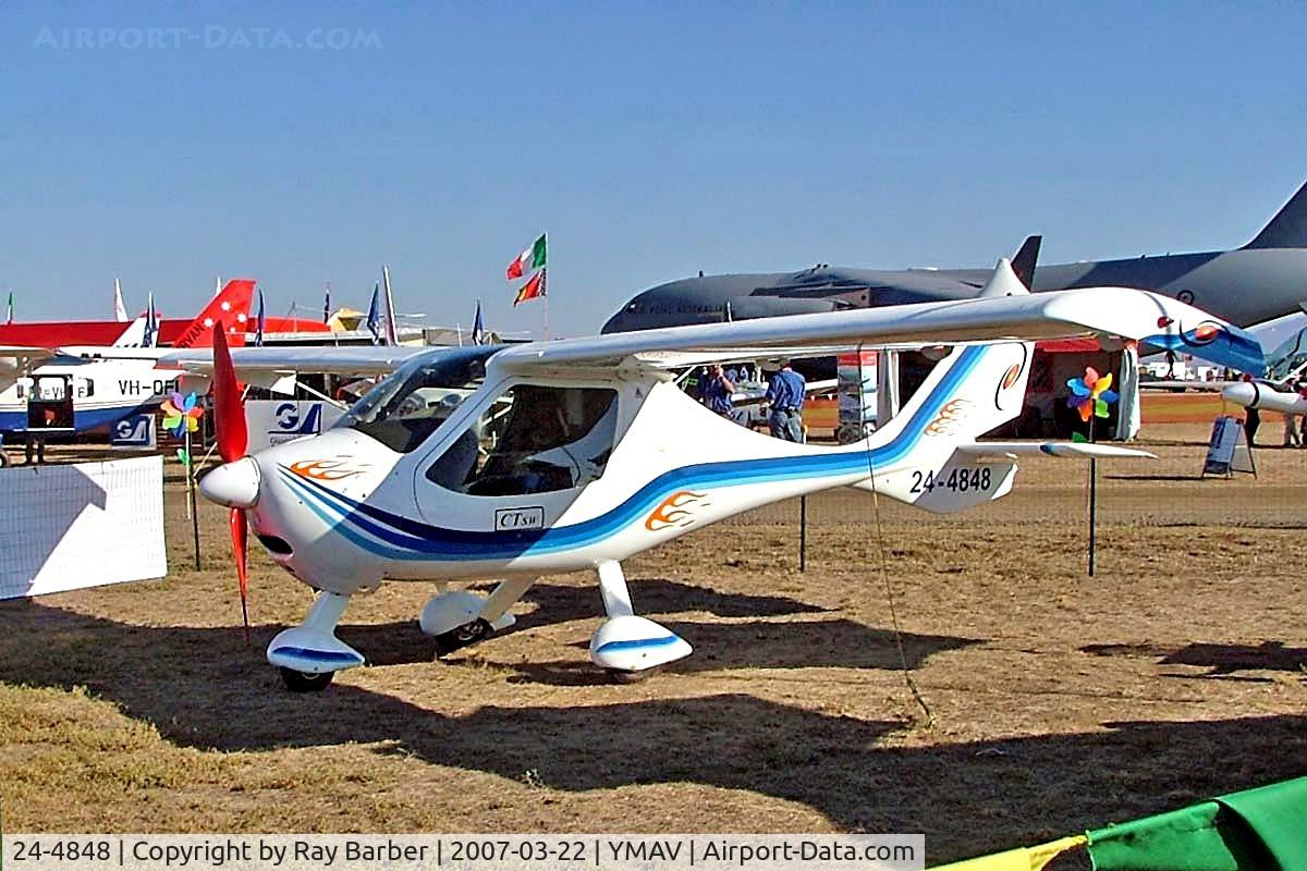 24-4848, Flight Design CTSW C/N 06-10-18, Flight Design CT-SW [06-10-18] Avalon~VH 22/03/2007