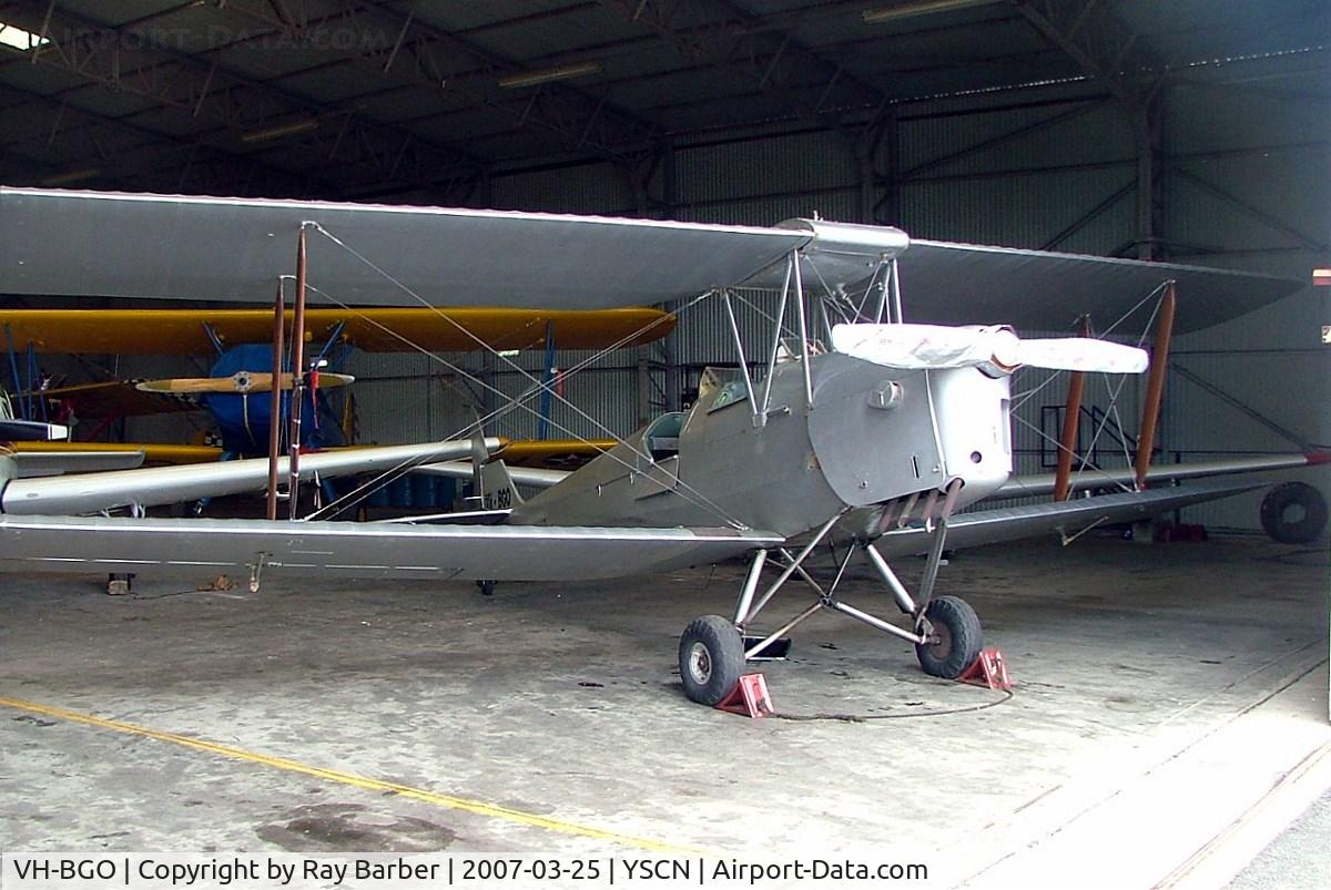 VH-BGO, 1959 De Havilland DH-82A Replica Tiger Moth II C/N LES 2, De Havilland DH.82A Tiger Moth [LES.2] Camden~VH 25/03/2007