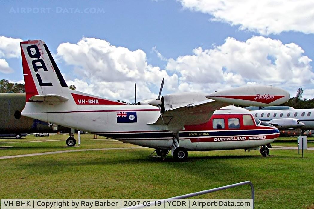 VH-BHK, 1960 Piaggio P-166AL-1 C/N 370, Piaggio P.166 [370] (Queensland Airlines) Caloundra~VH 19/03/2007