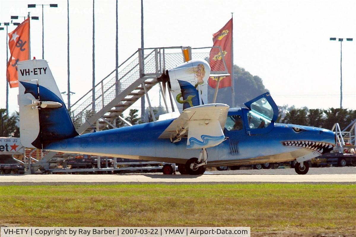 VH-ETY, 1972 Lake LA-4-200 Buccaneer C/N 529, Lake LA-4-200 Buccaneer [529] Avalon~VH 22/03/2007