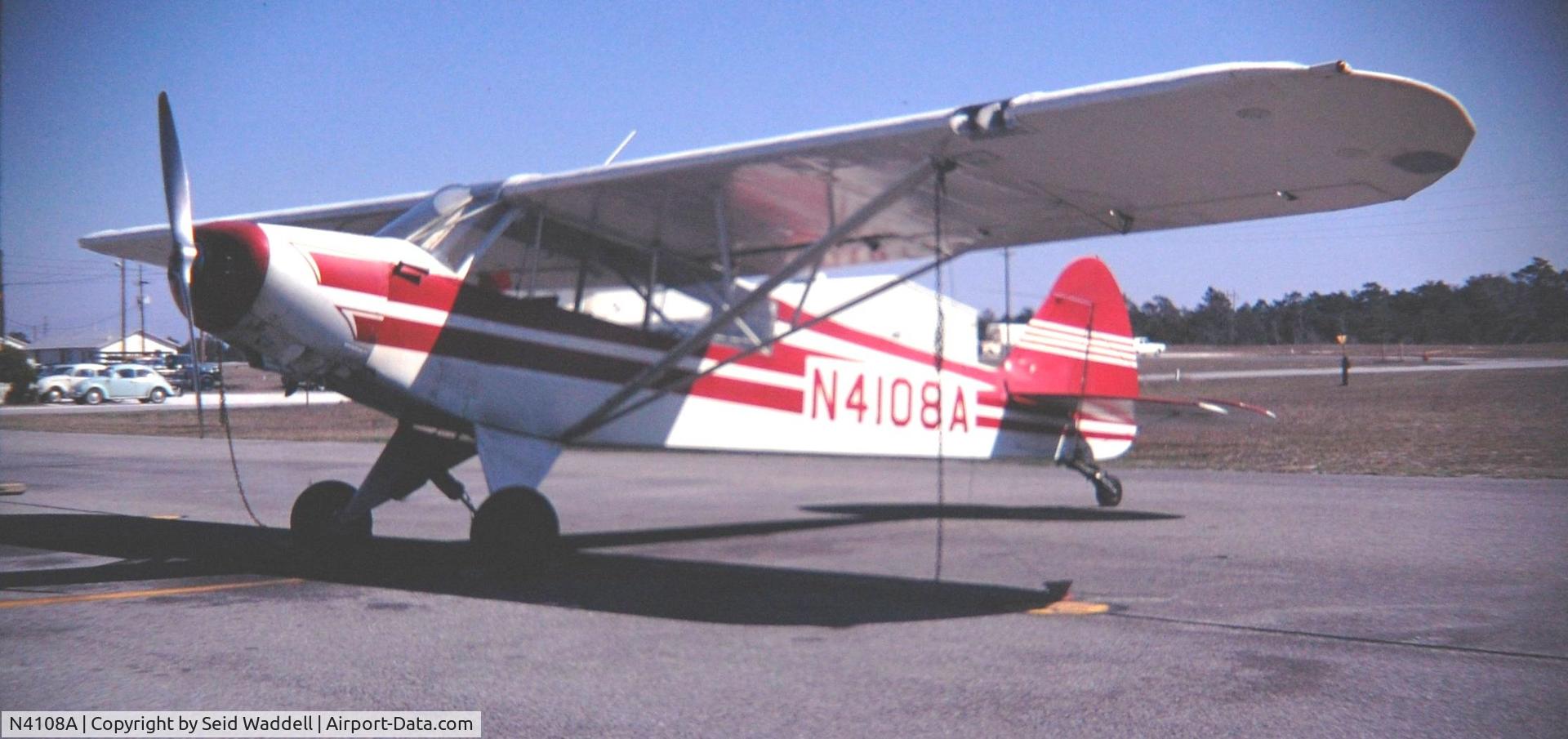 N4108A, 1951 Piper PA-18-125 Super Cub C/N 18-867, Eglin AFB Aero Club - 1968