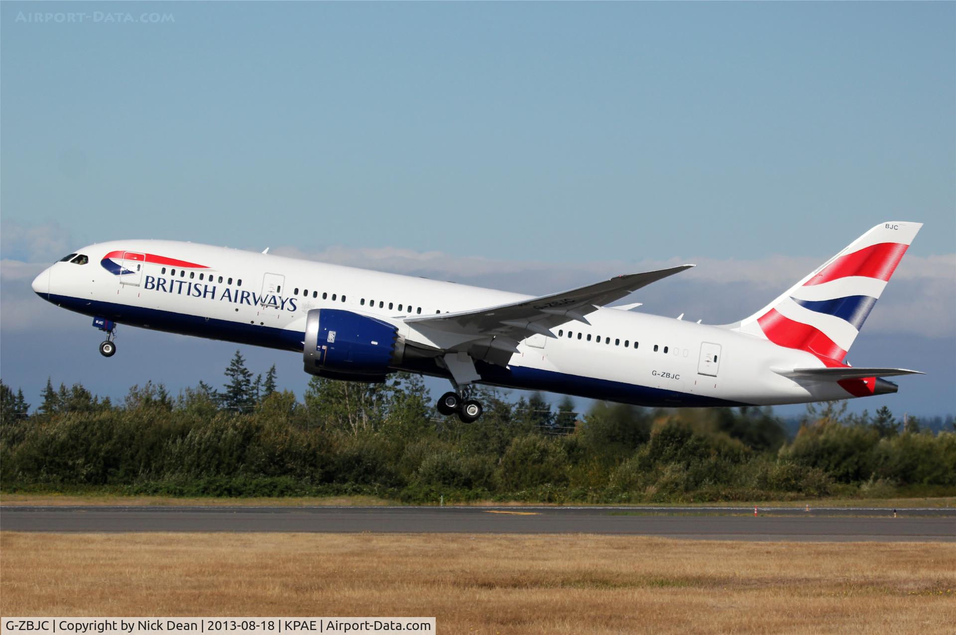 G-ZBJC, 2013 Boeing 787-8 Dreamliner C/N 38611, KPAE/PAE