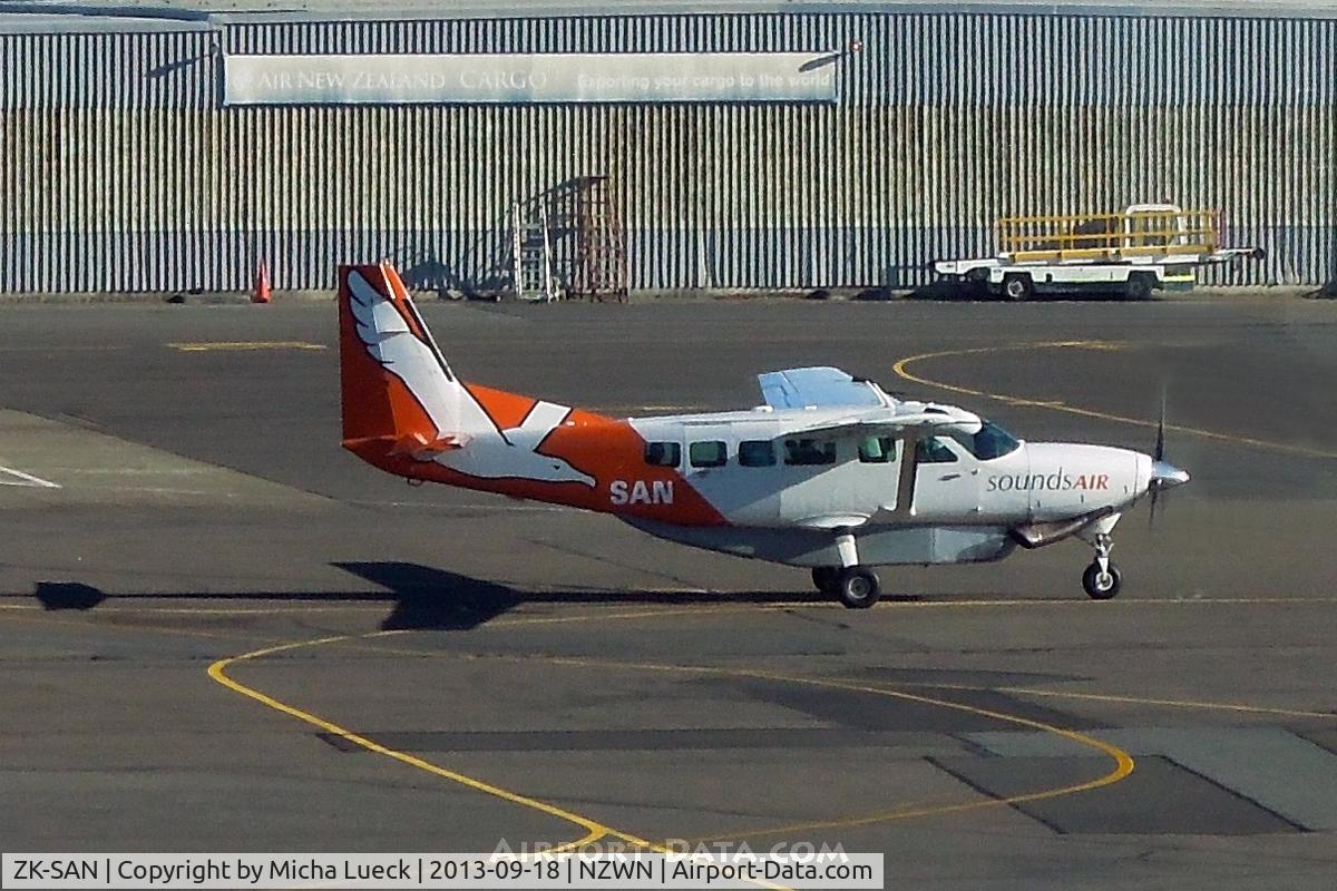 ZK-SAN, 2002 Cessna 208 Caravan I C/N 20800360, At Wellington