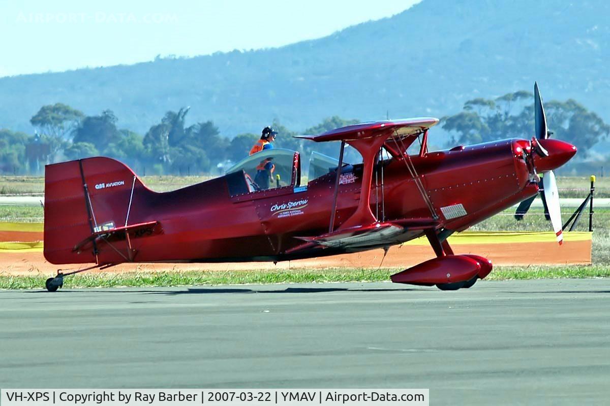 VH-XPS, 2005 Pitts S-1-11B Super Stinker C/N PJ-002, Pitts S-11 Super Stinker [PJ-002] Avalon~VH 22/03/2007