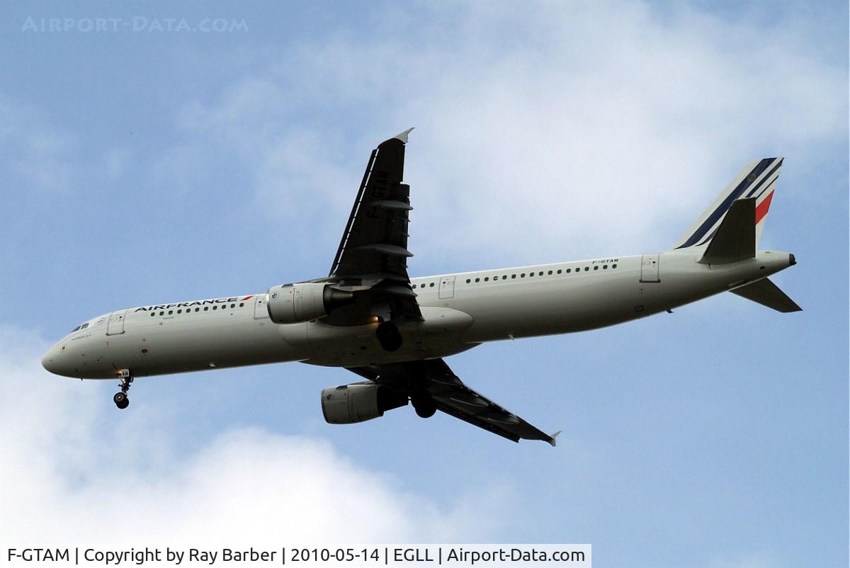 F-GTAM, 2002 Airbus A321-211 C/N 1859, Airbus A321-211 [1859] (Air France) Home~G 14/05/2010. On approach 27R.