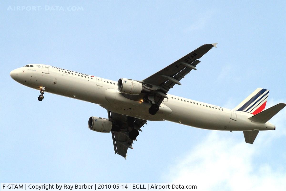 F-GTAM, 2002 Airbus A321-211 C/N 1859, Airbus A321-211 [1859] (Air France) Home~G 14/05/2010. On approach 27R.