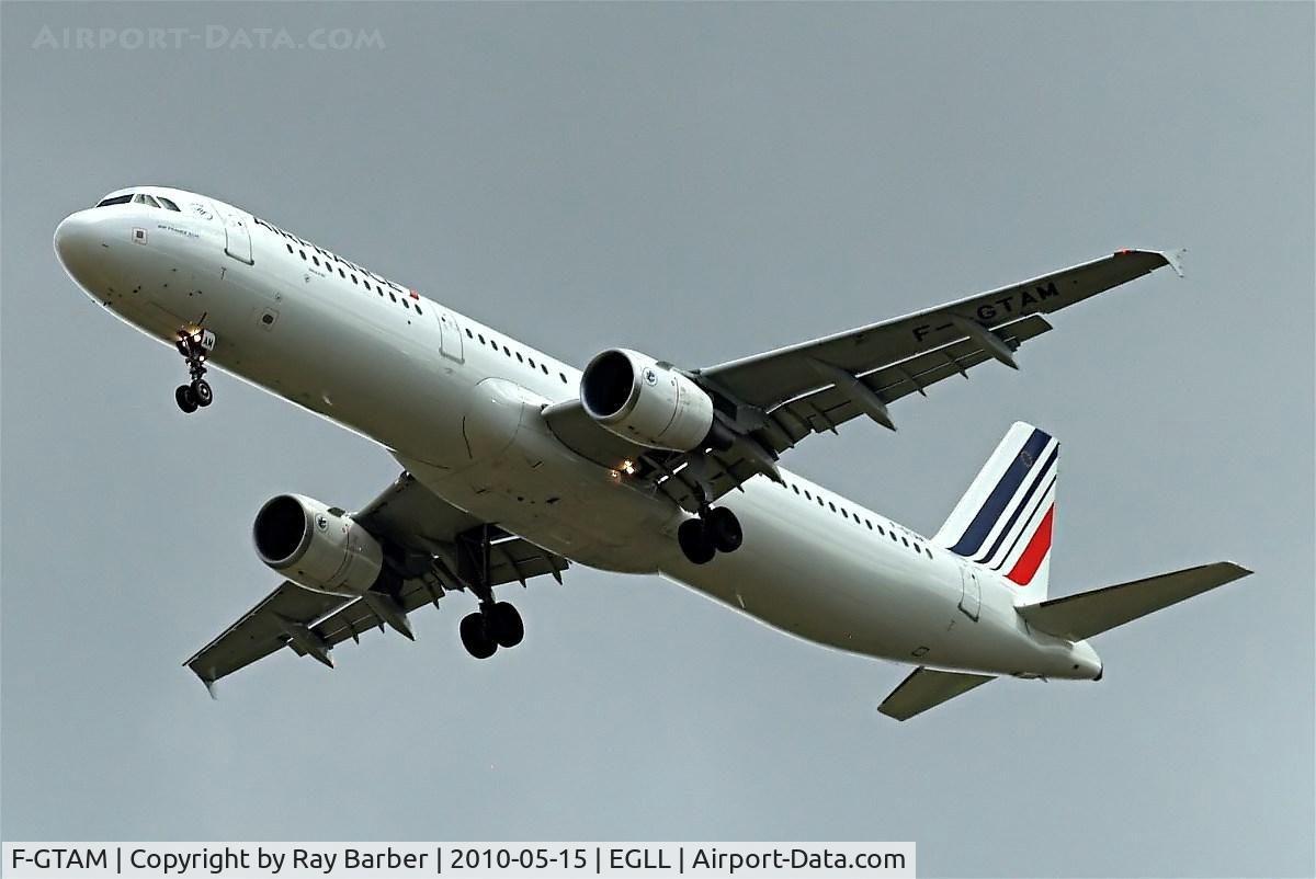 F-GTAM, 2002 Airbus A321-211 C/N 1859, Airbus A321-211 [1859] (Air France) Home~G 15/05/2010. On approach 27R.