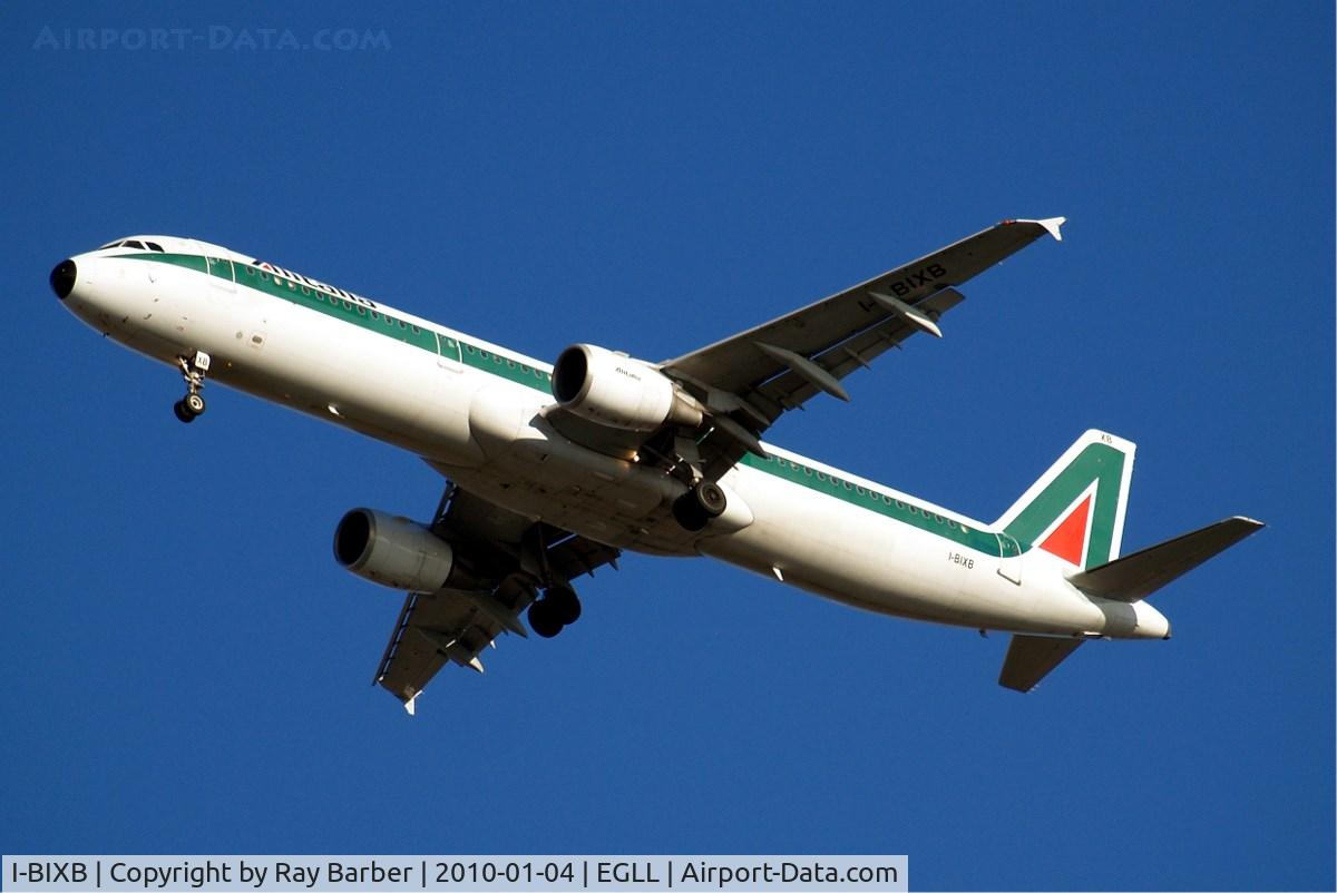 I-BIXB, 1995 Airbus A321-112 C/N 524, Airbus A321-112 [0524] (Alitalia) Home~G 04/01/2010. On approach 27R.