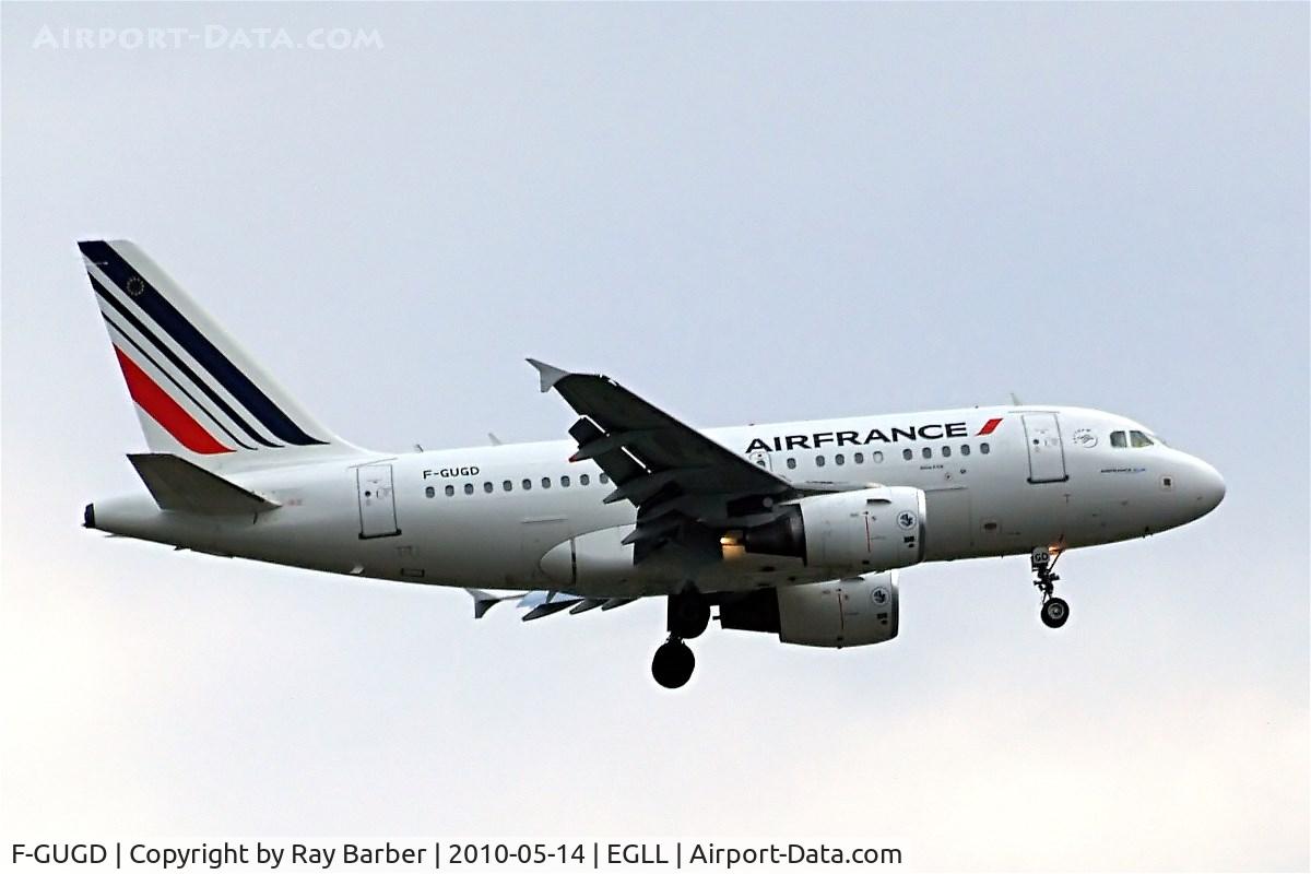 F-GUGD, 2003 Airbus A318-111 C/N 2081, Airbus A318-111 [2081] (Air France) Home~G 14/05/2010. On approach 27L.