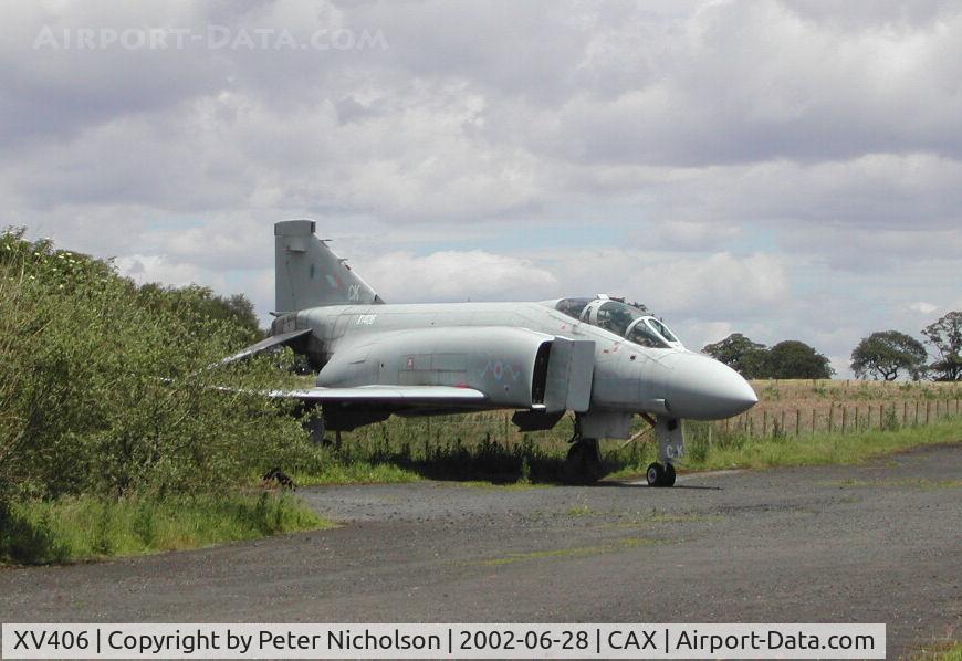 XV406, 1968 McDonnell Douglas Phantom FGR2 C/N 2928-0038, Phantom FGR.2 of 228 Operational Conversion Unit on display at the Solway Aircraft Museum who acquired the aircraft in 1998.
