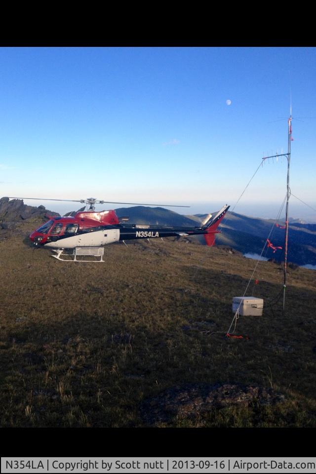 N354LA, Eurocopter AS-350B-3 Ecureuil Ecureuil C/N 3285, Setting up a repeater for the boulder flood in 2013
