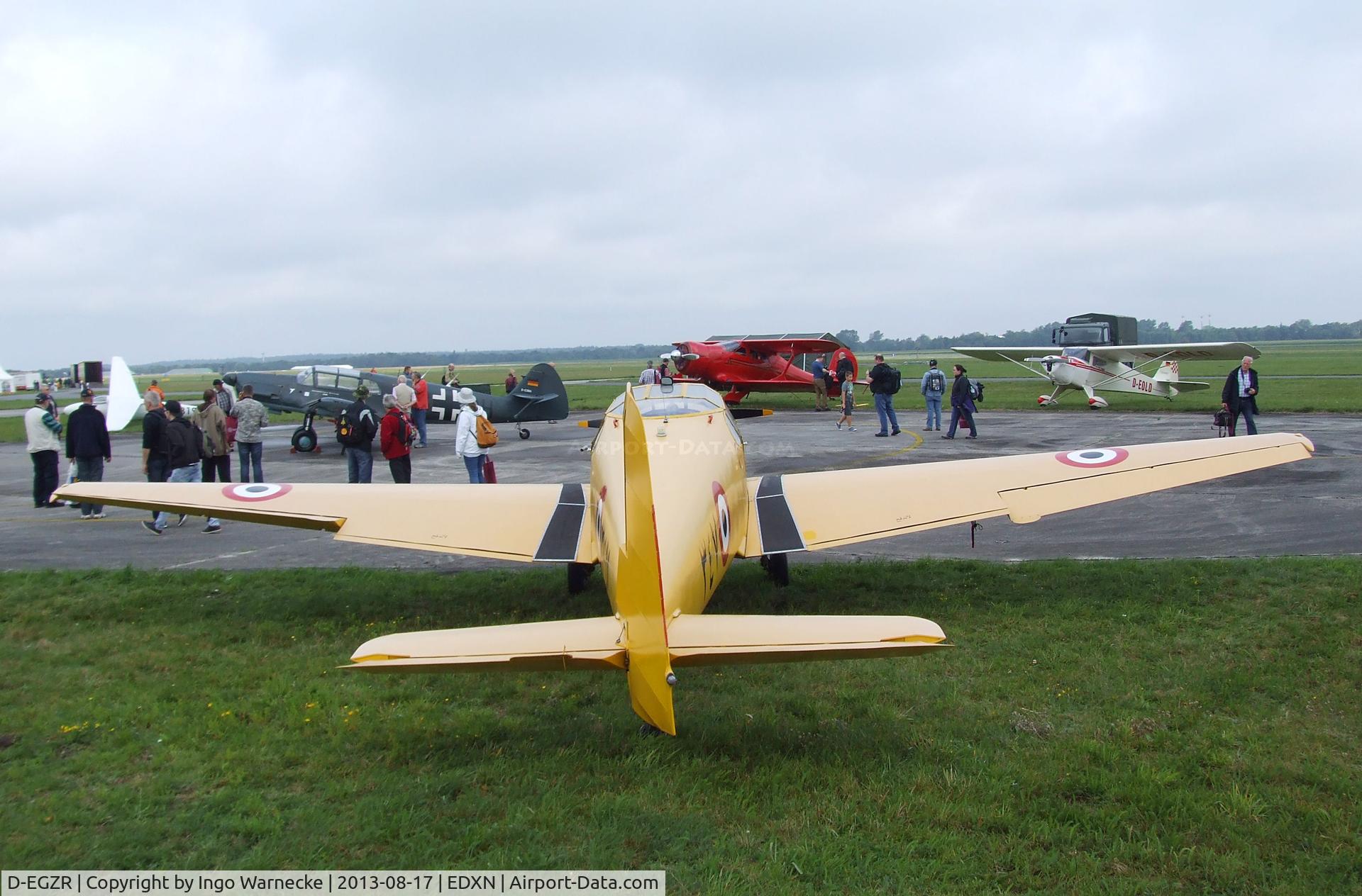 D-EGZR, 1990 Heliopolis Gomhouria Mk.6 (Bu-181) C/N 185, Heliopolis Gomhouria Mk.6 (reengined post war Bü 181 Bestmann) at the Spottersday of the Nordholz Airday 2013 celebrationg 100 Years of German Naval Aviation at Nordholz Naval Aviation Base