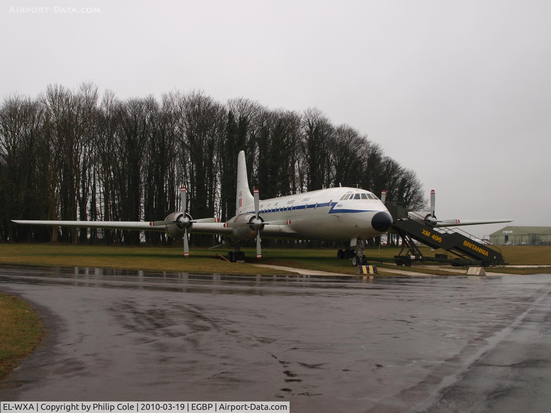 EL-WXA, 1959 Bristol Britannia C.1 (175 Britannia 253F) C/N 13508, Rainy day out