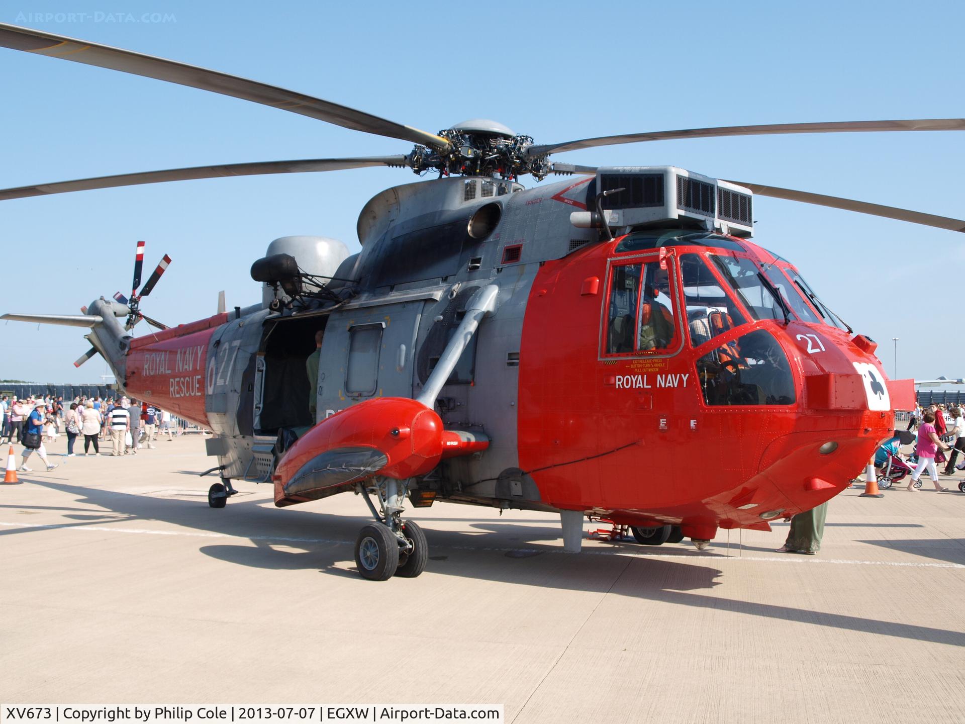 XV673, 1970 Westland Sea King HU.5 C/N WA661, Waddington Airshow 2013