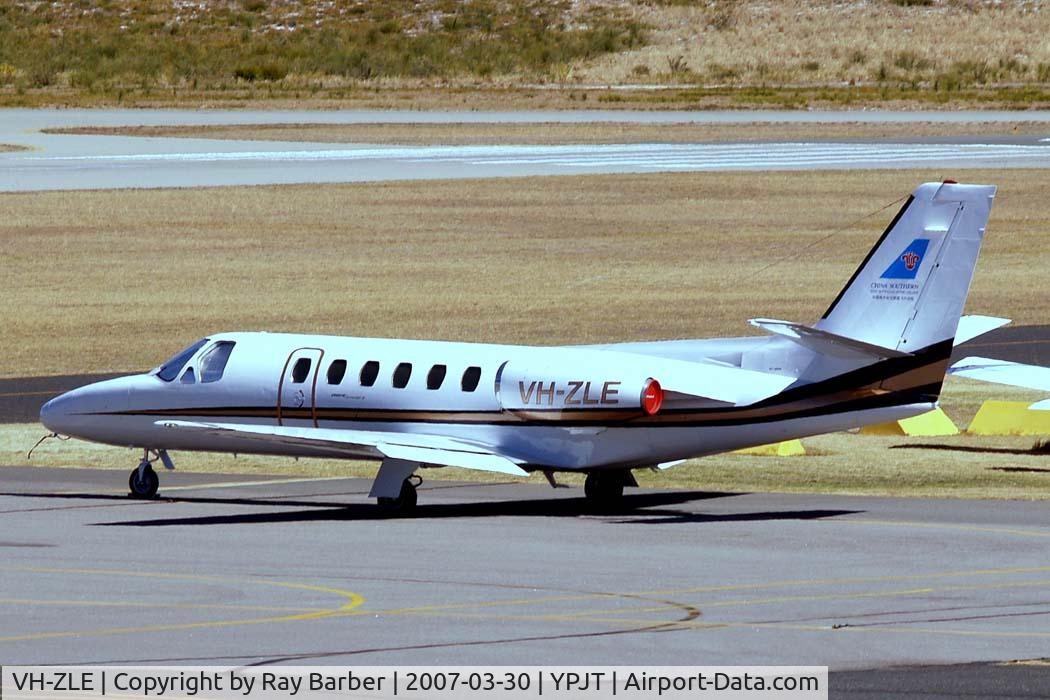 VH-ZLE, 1982 Cessna 550 C/N 550-0347, Cessna Citation II [550-0347] (China Southern Flying College) Perth-Jandakot~VH 30/03/2007
